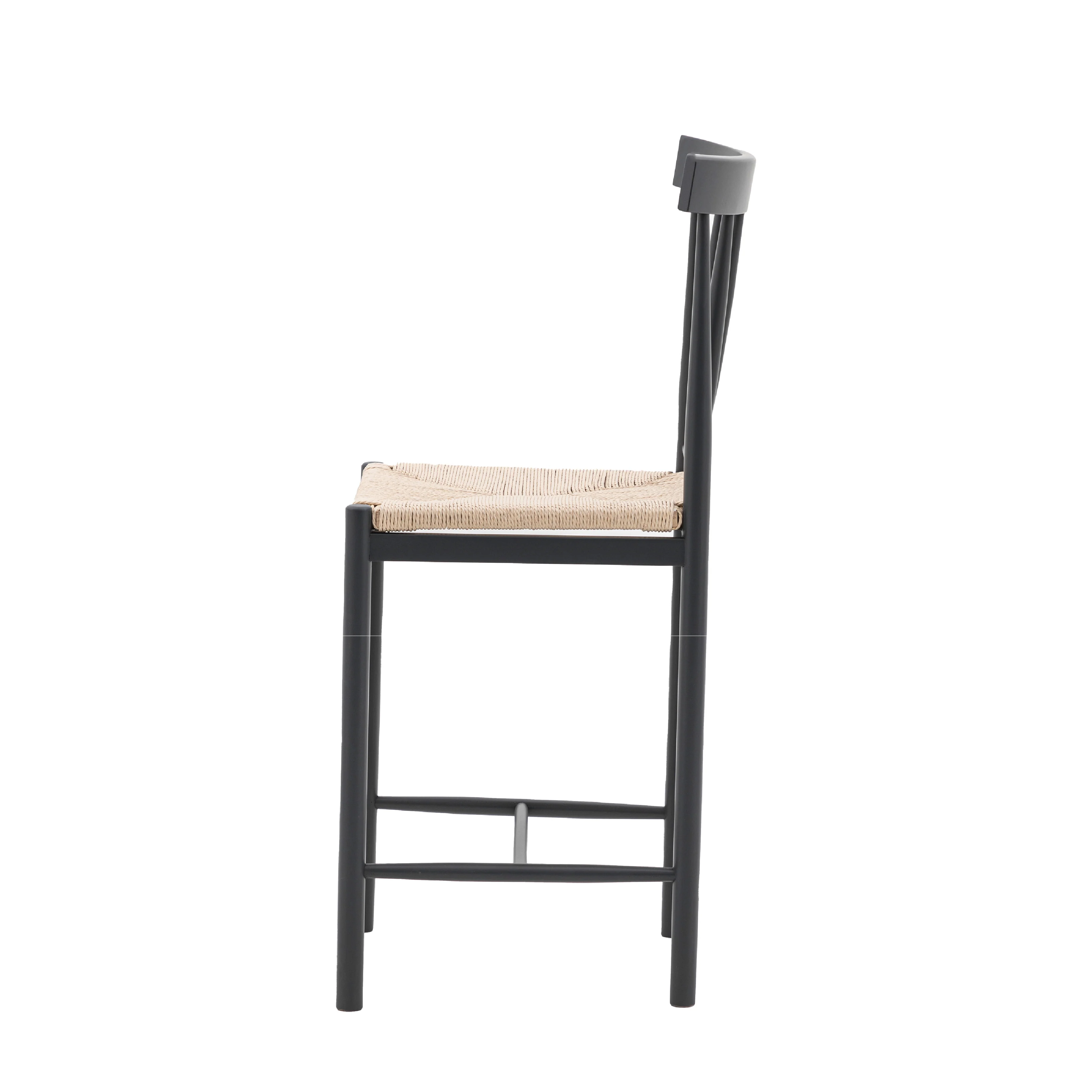 Eton Farmhouse Bar Stools | Meteor | Set of 2 - Image 4