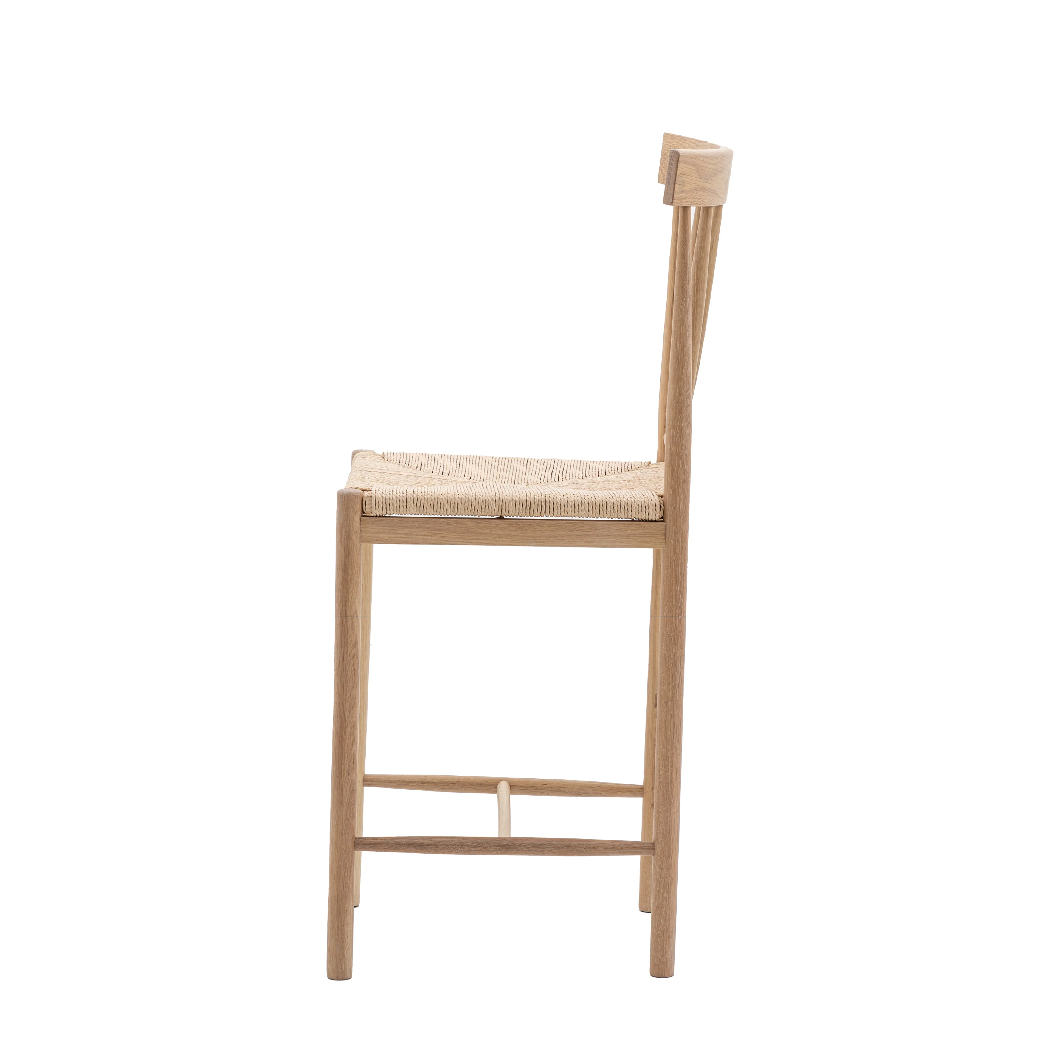 Eton Farmhouse Bar Stools | Natural | Set of 2 - Image 4