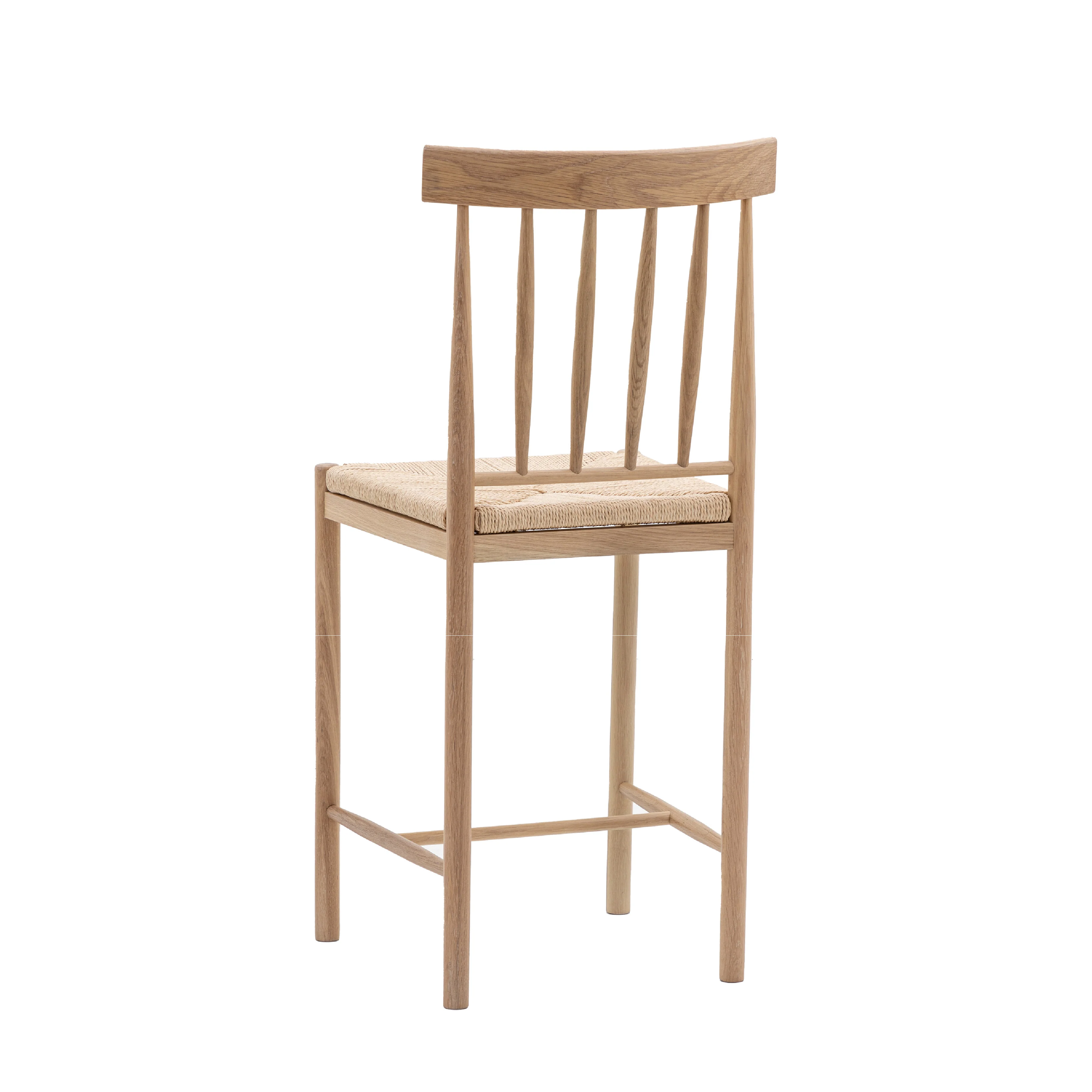 Eton Farmhouse Bar Stools | Natural | Set of 2 - Image 5