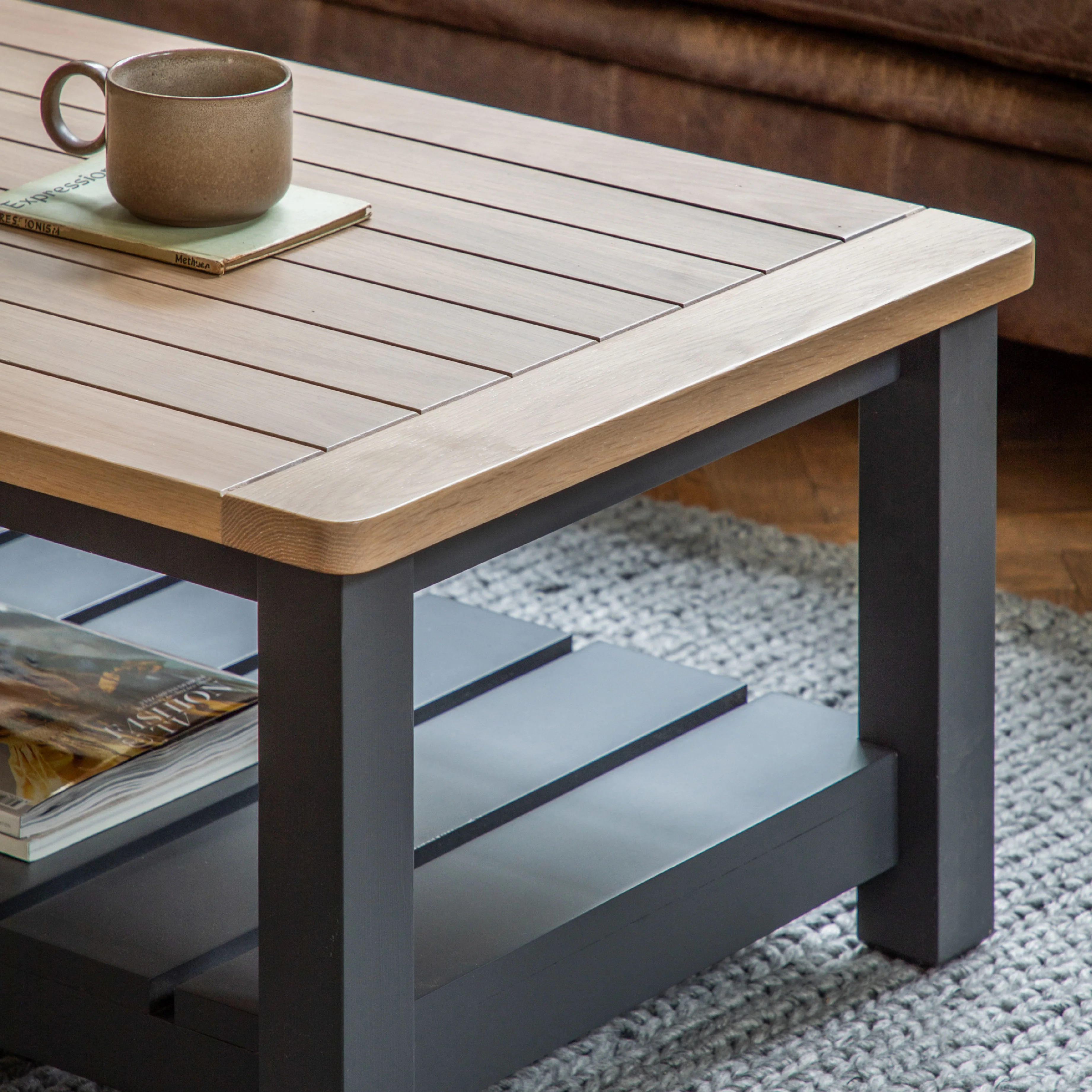 Eton Farmhouse Coffee Table | Meteor - Image 2