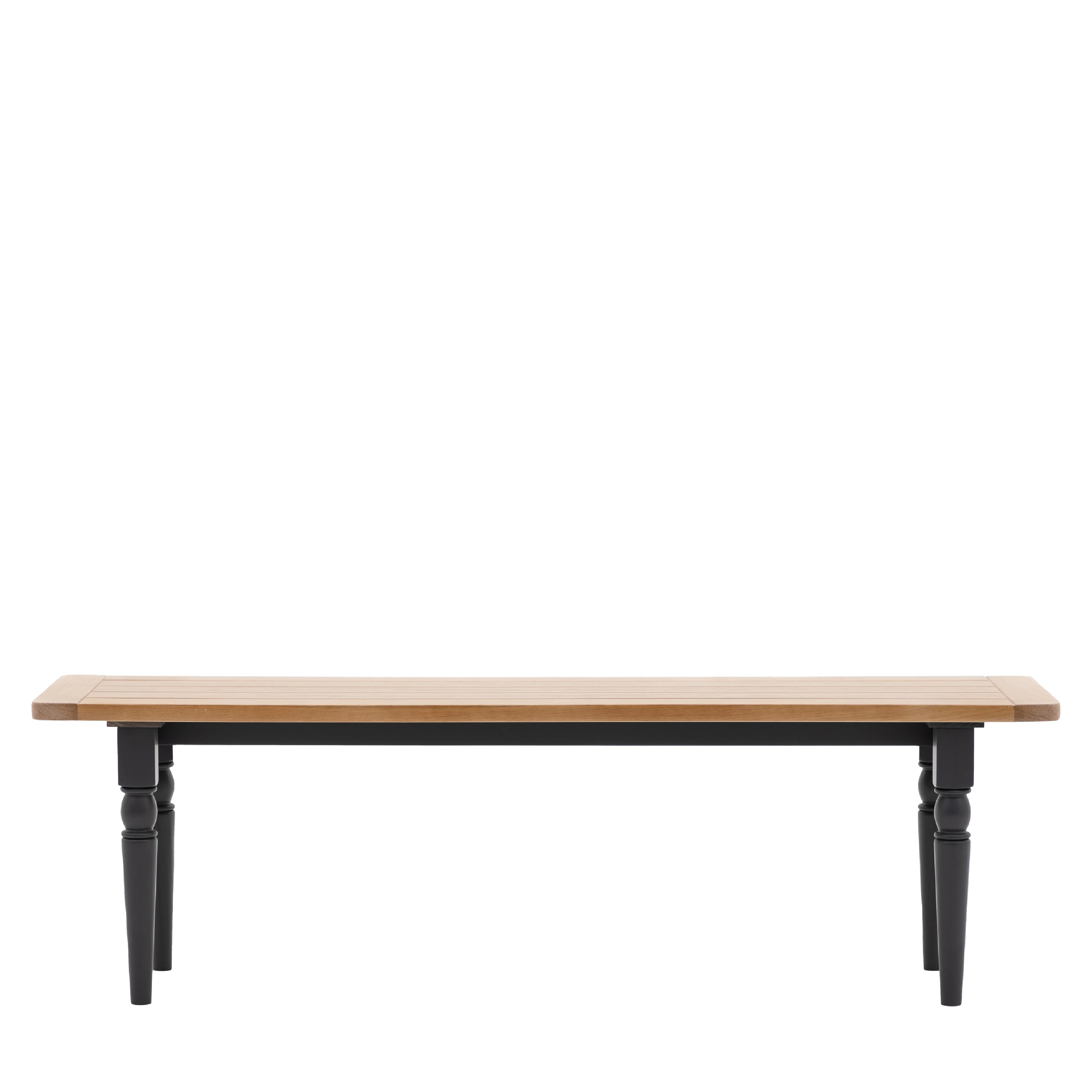 Eton Farmhouse Dining Bench | Meteor - Image 3