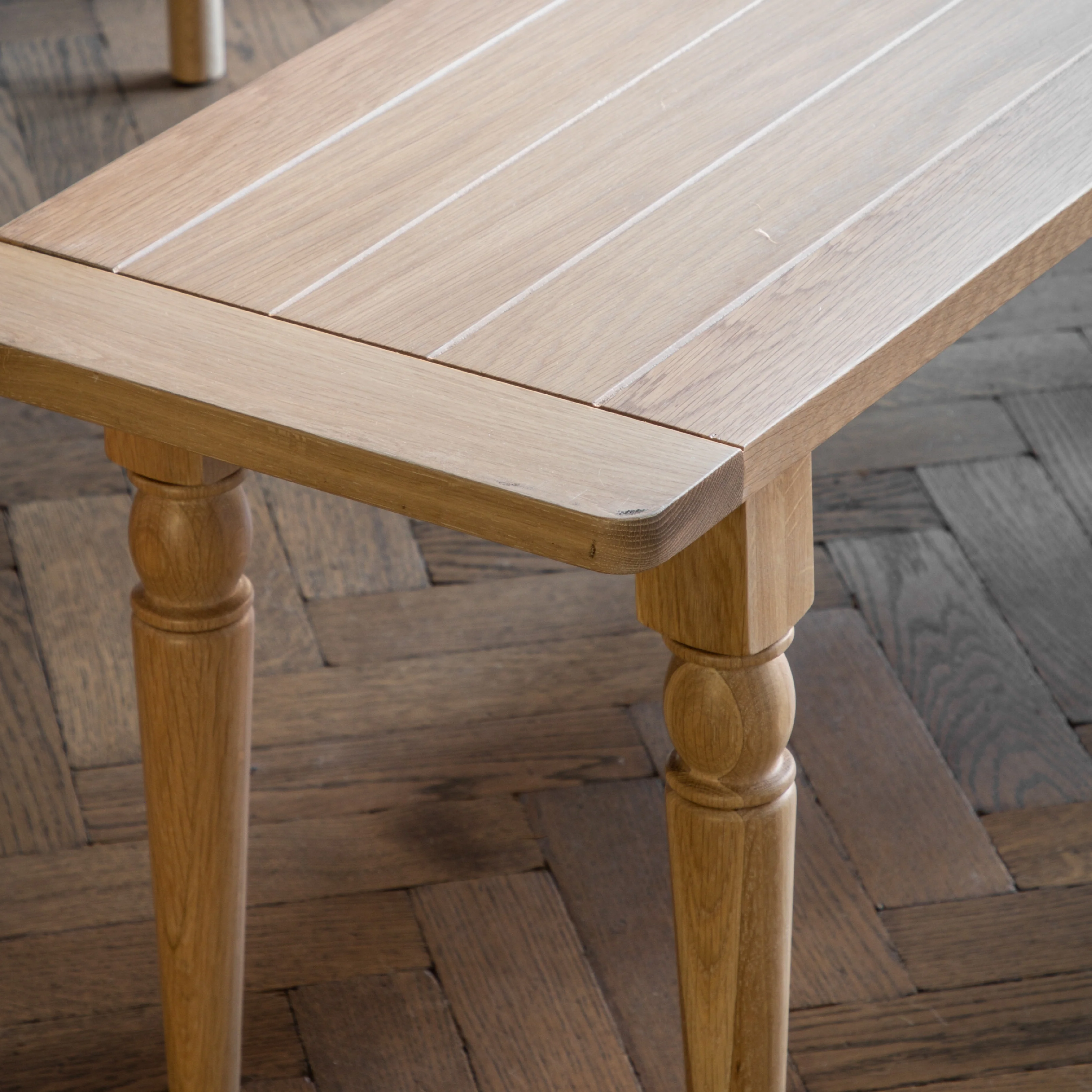 Eton Farmhouse Dining Bench | Natural - Image 2