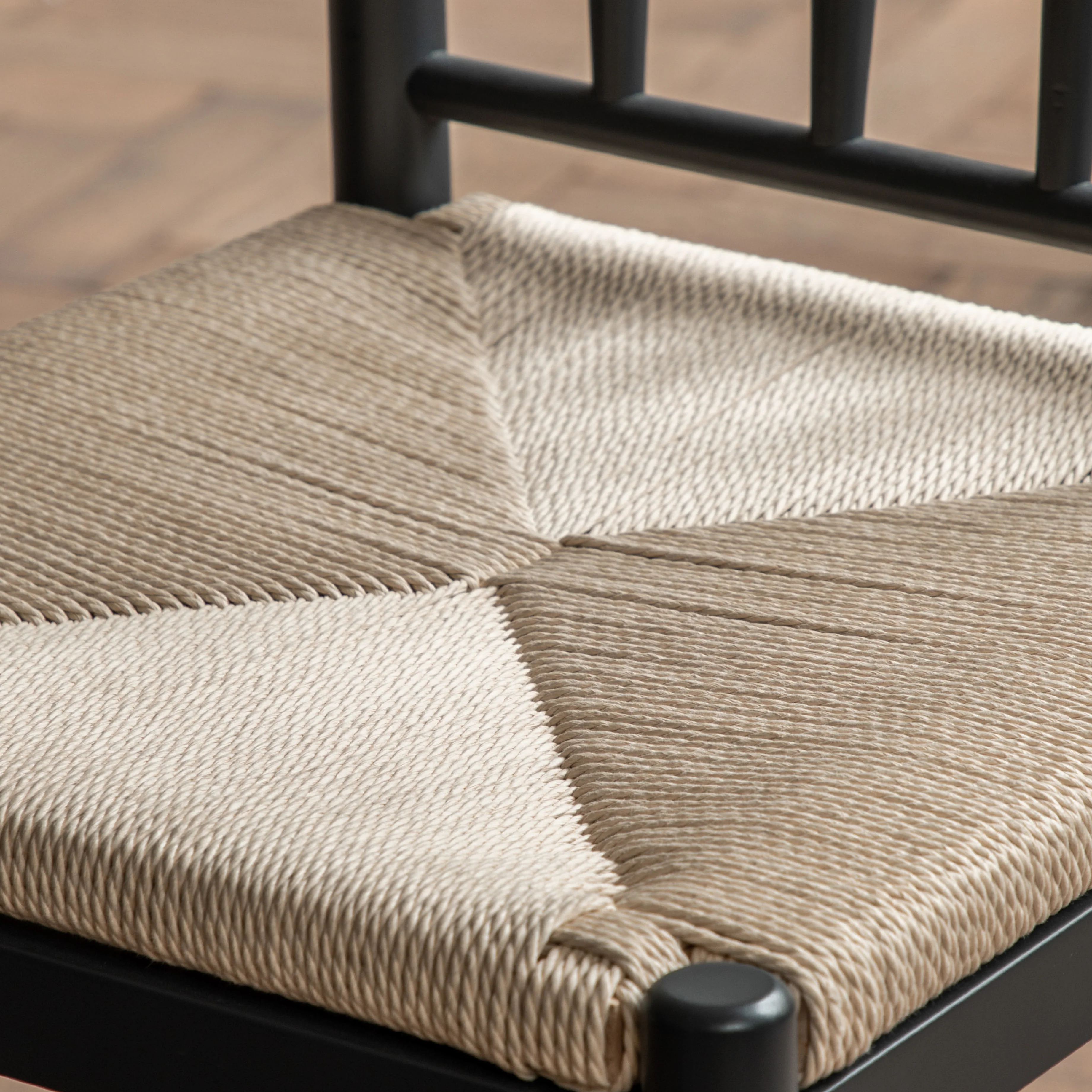 Eton Farmhouse Dining Chairs | Meteor | Set of 2 - Image 2