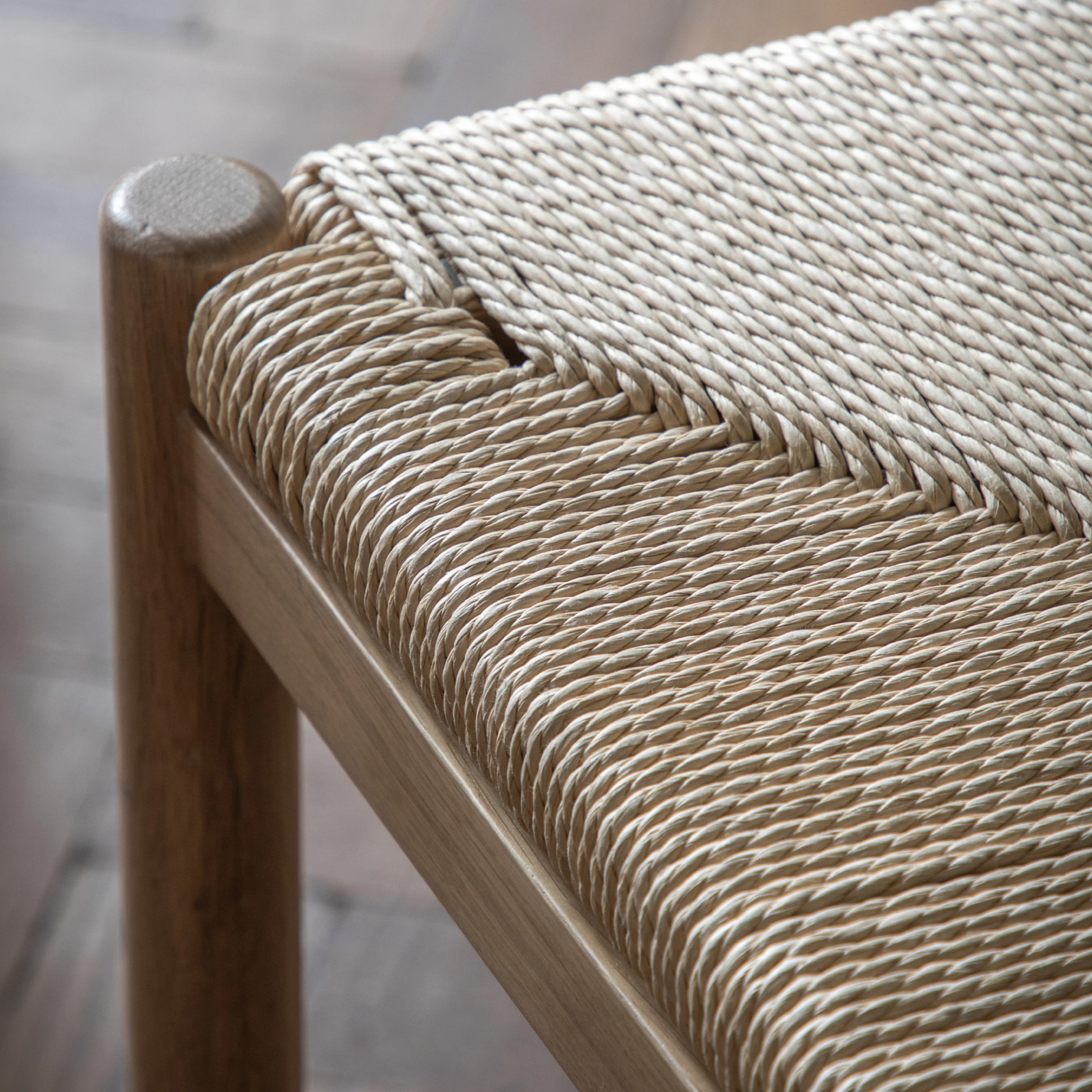 Eton Farmhouse Dining Chairs | Natural | Set of 2 - Image 2