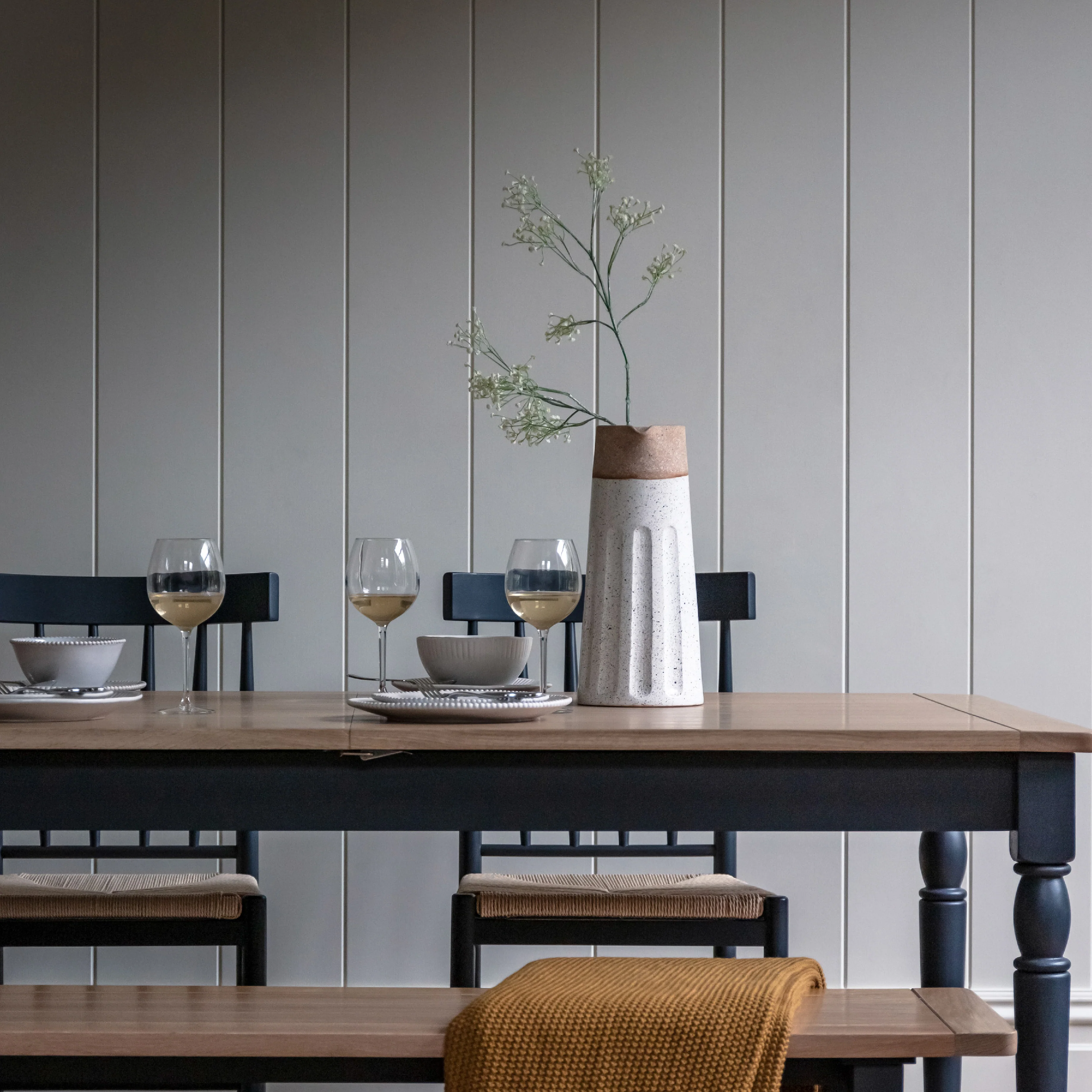 Eton Farmhouse Extending Dining Table | Meteor - Image 2