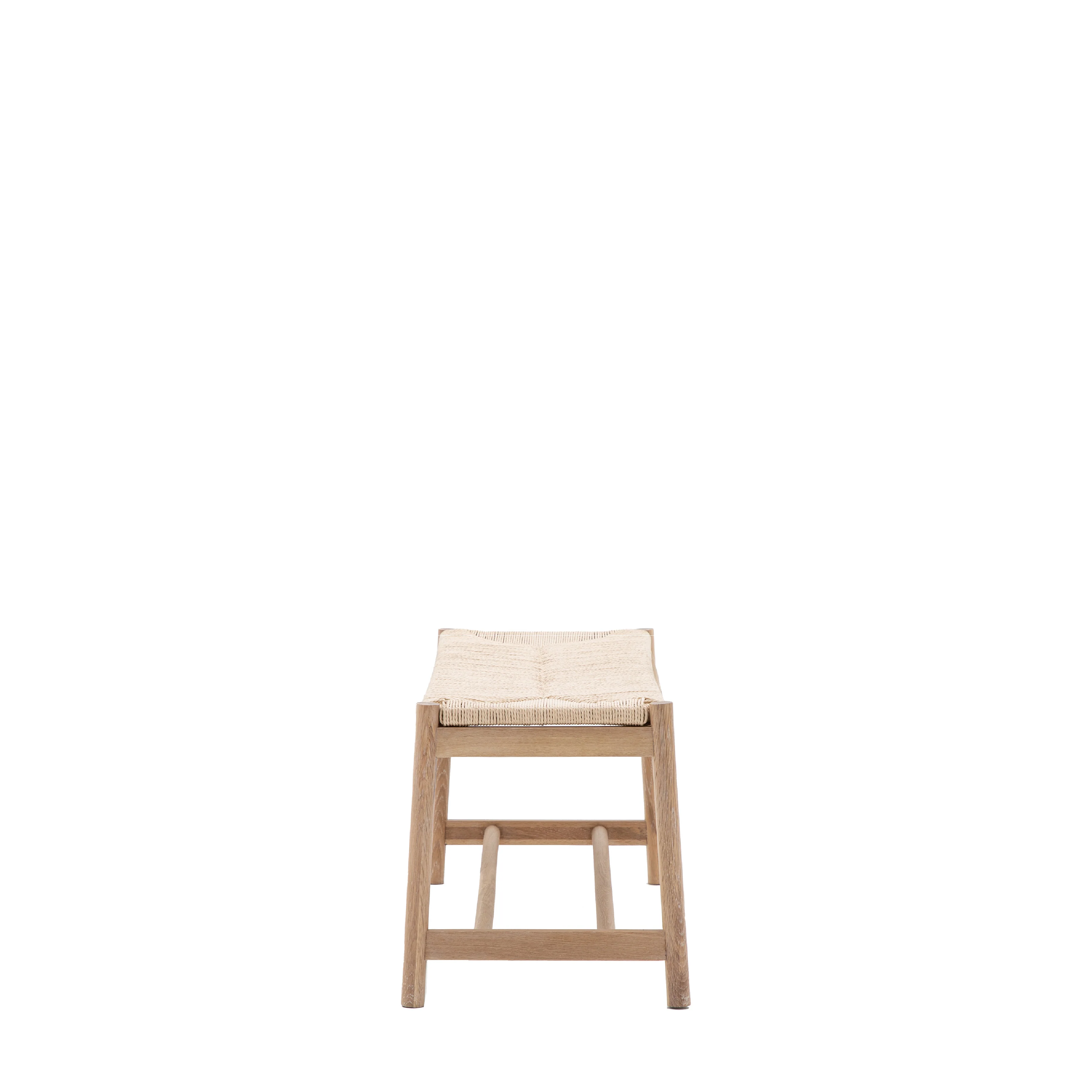 Eton Farmhouse Rope Bench | Natural - Image 4