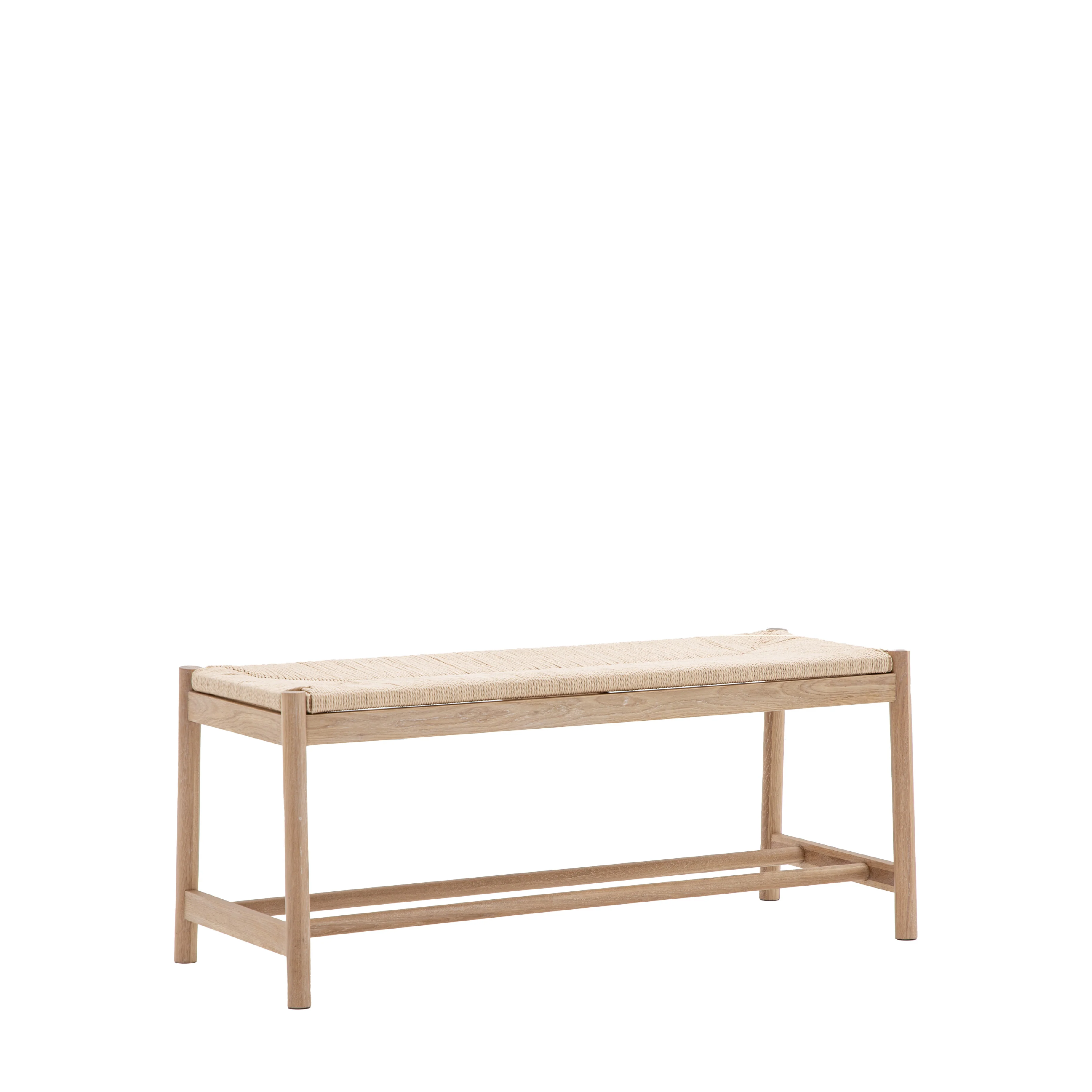 Eton Farmhouse Rope Bench | Natural - Image 5