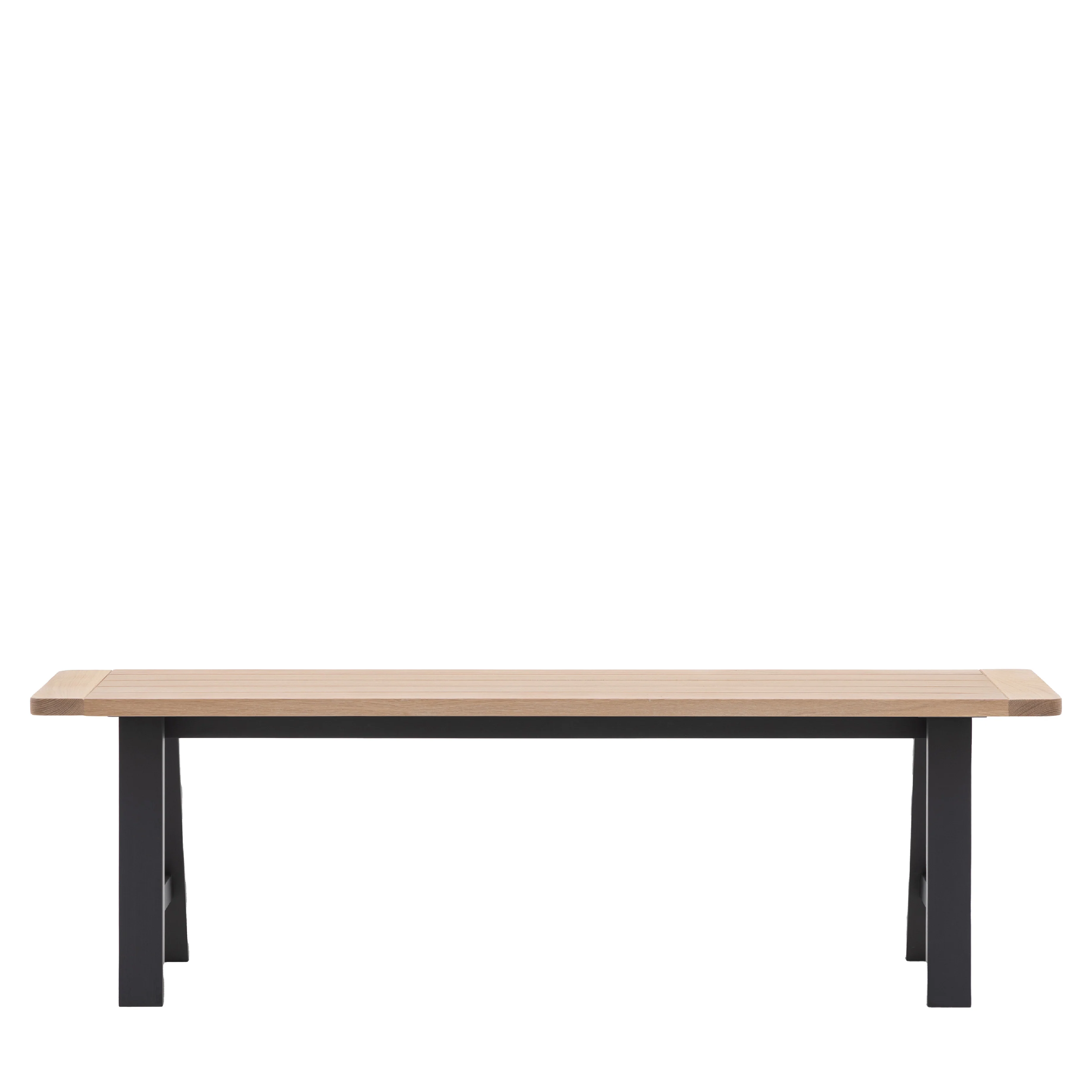 Eton Farmhouse Trestle Bench | Meteor - Image 3