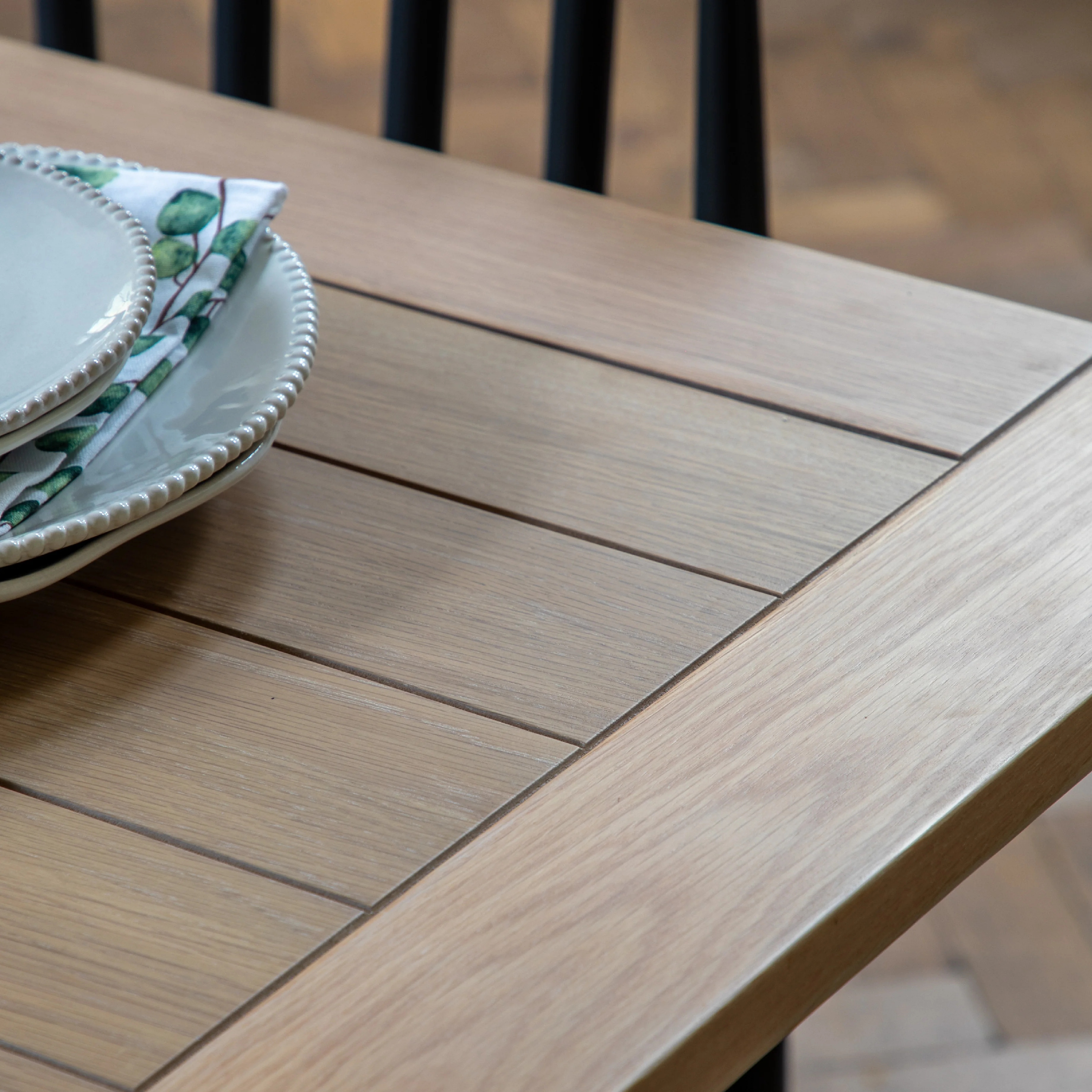 Eton Farmhouse Trestle Table | Meteor - Image 2
