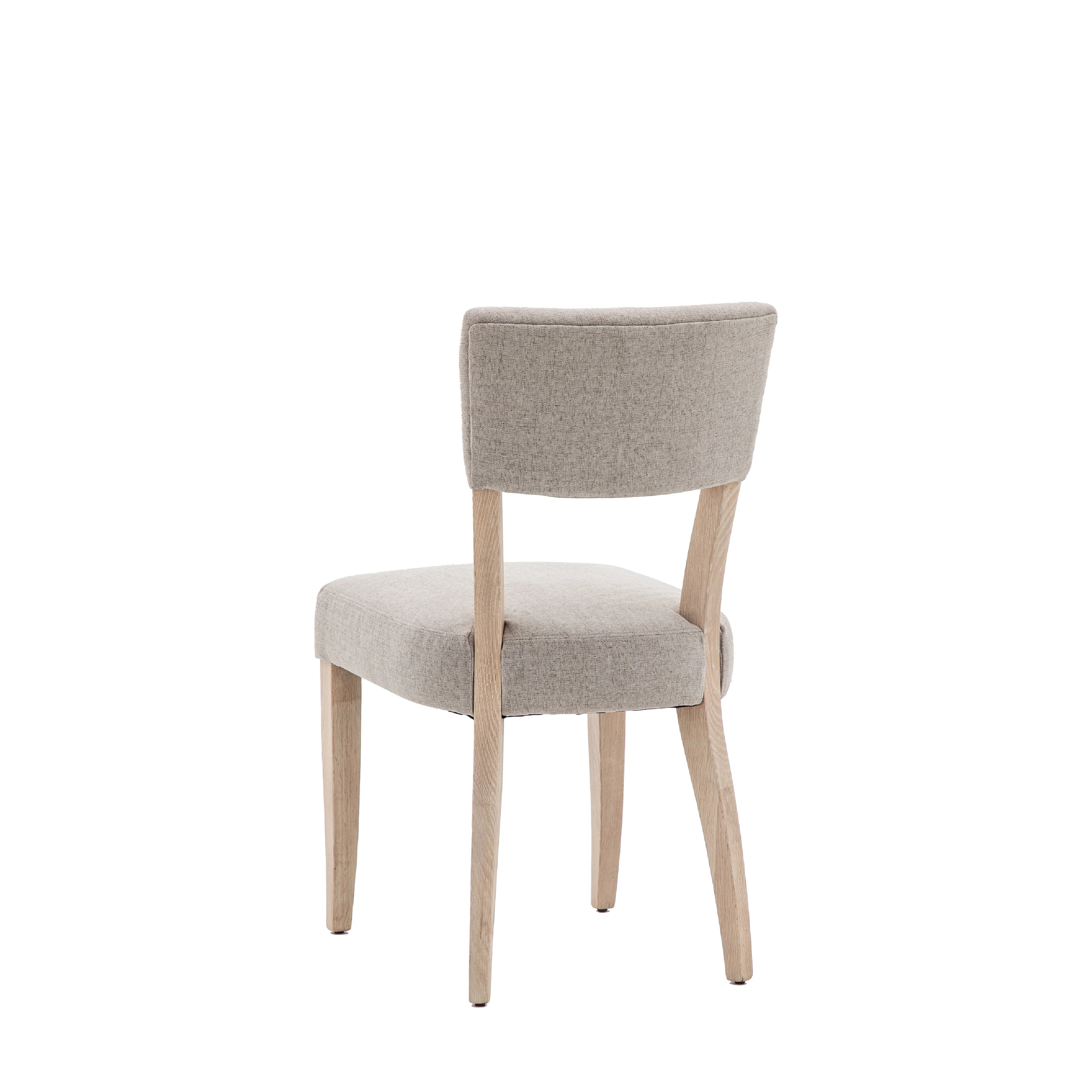 Eton Farmhouse Upholstered Dining Chairs | Natural | Set of 2 - Image 4