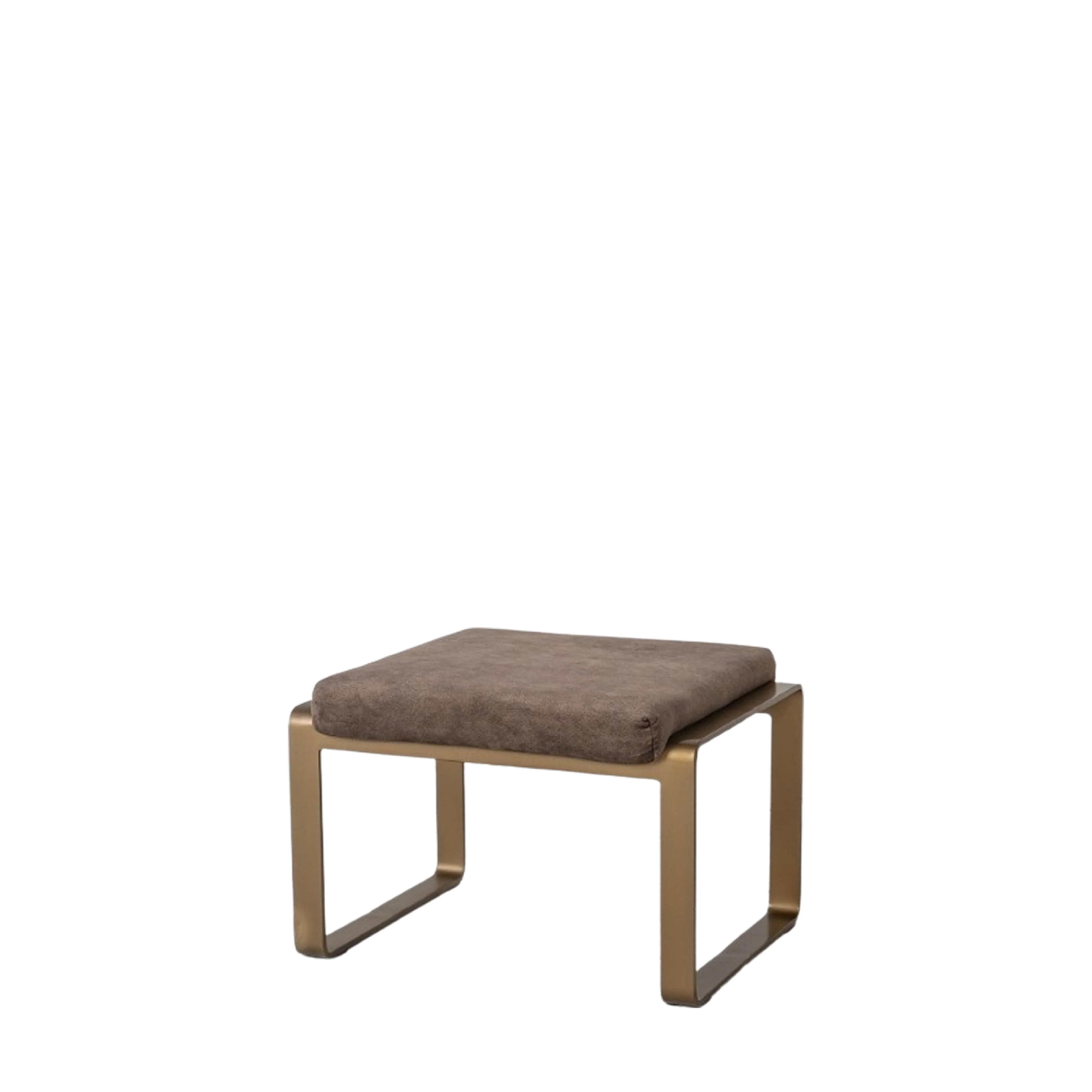 Fabien Upholstered Footstool | Mineral/Gold - Image 5