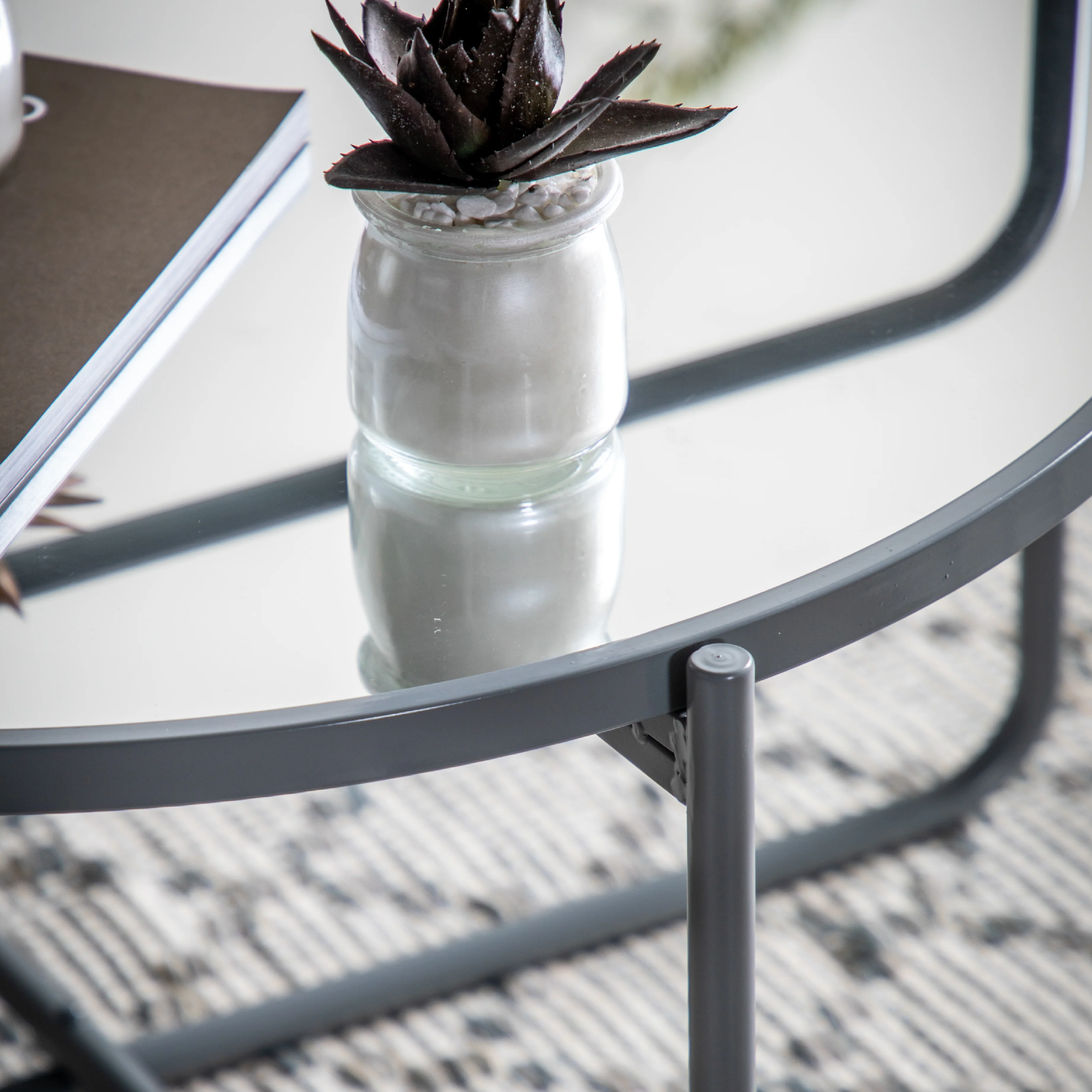 Fawley Handle Coffee Table | Grey - Image 2