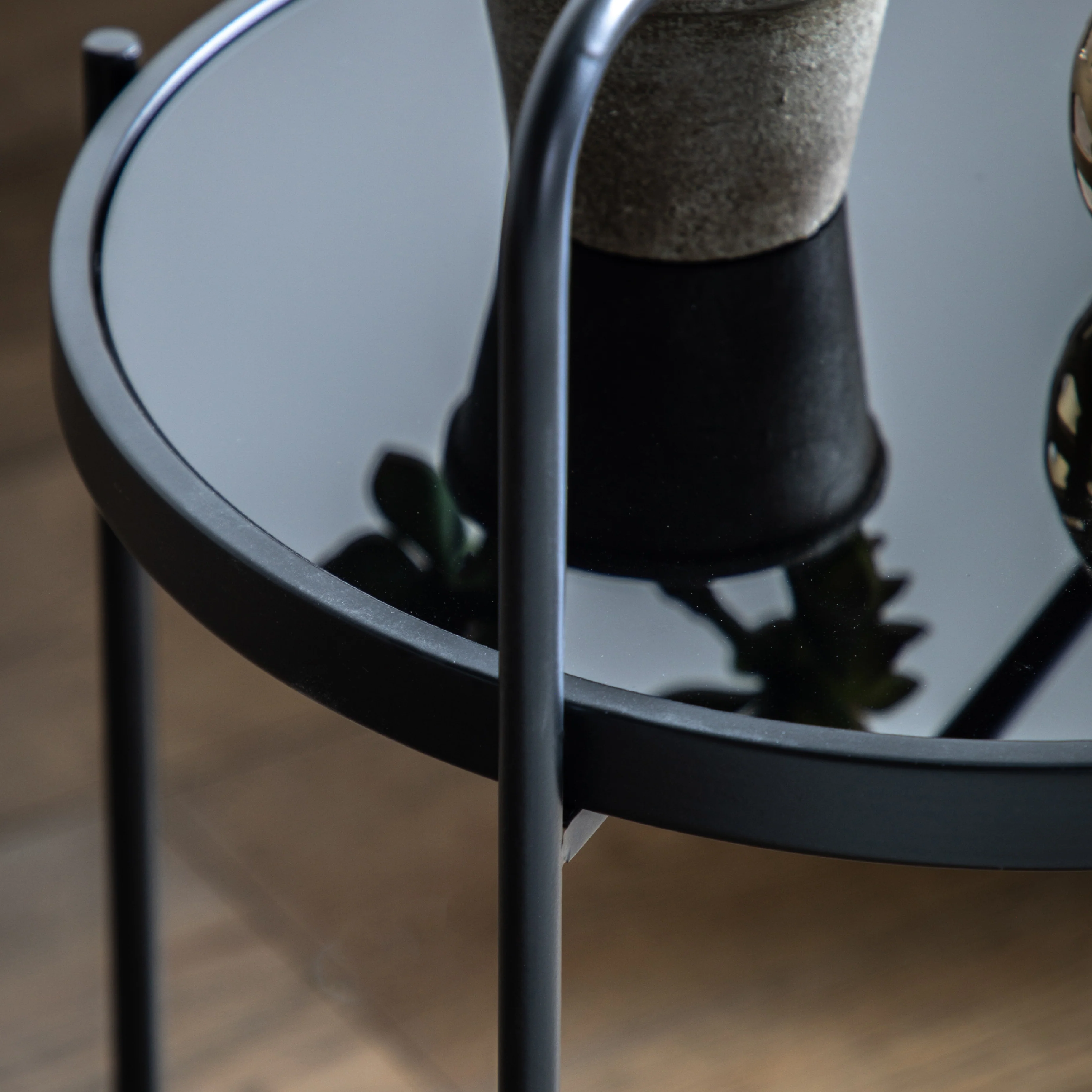 Fawley Handle Side Table | Black - Image 2