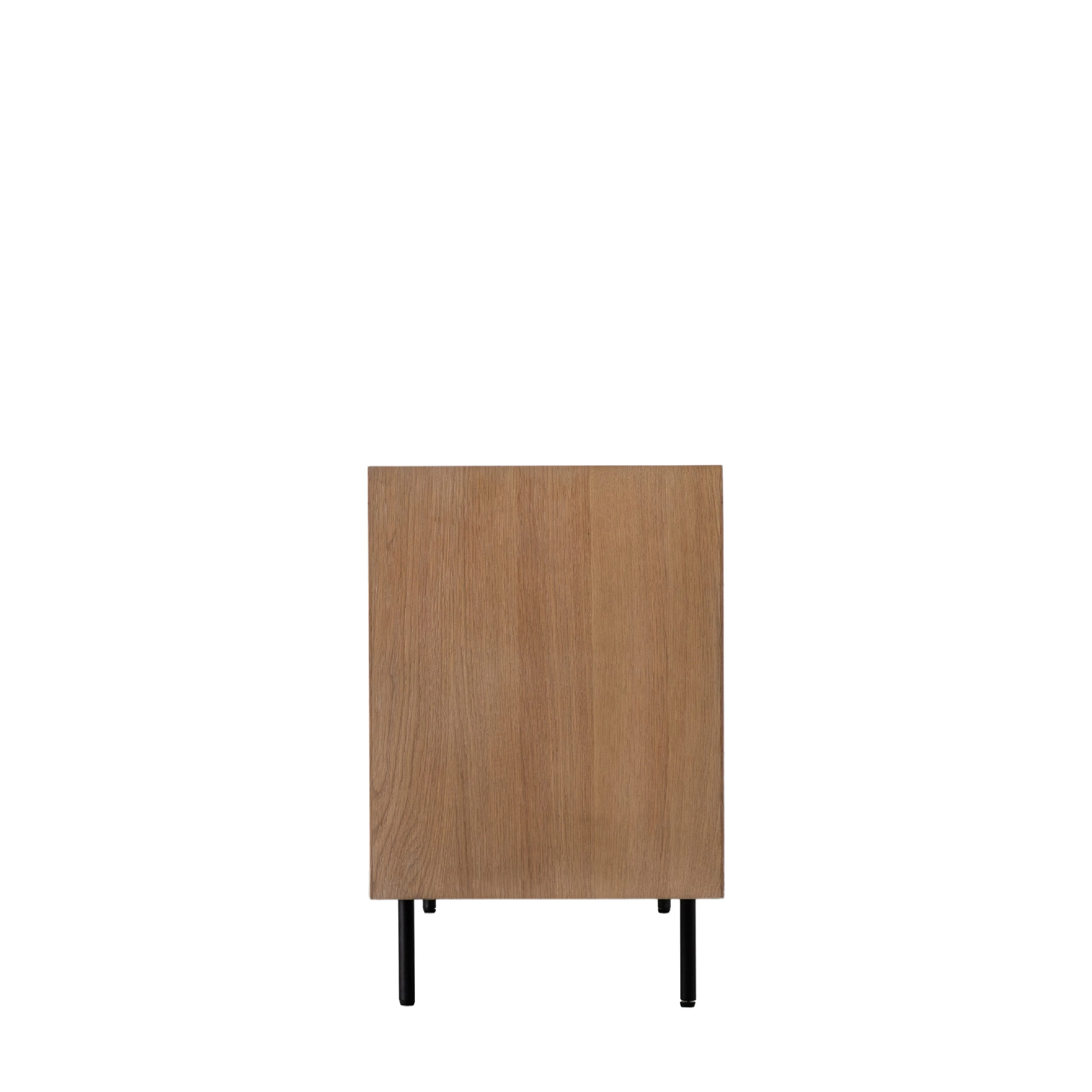 Fuji Japandi 3 Door Sideboard | Grey - Image 4