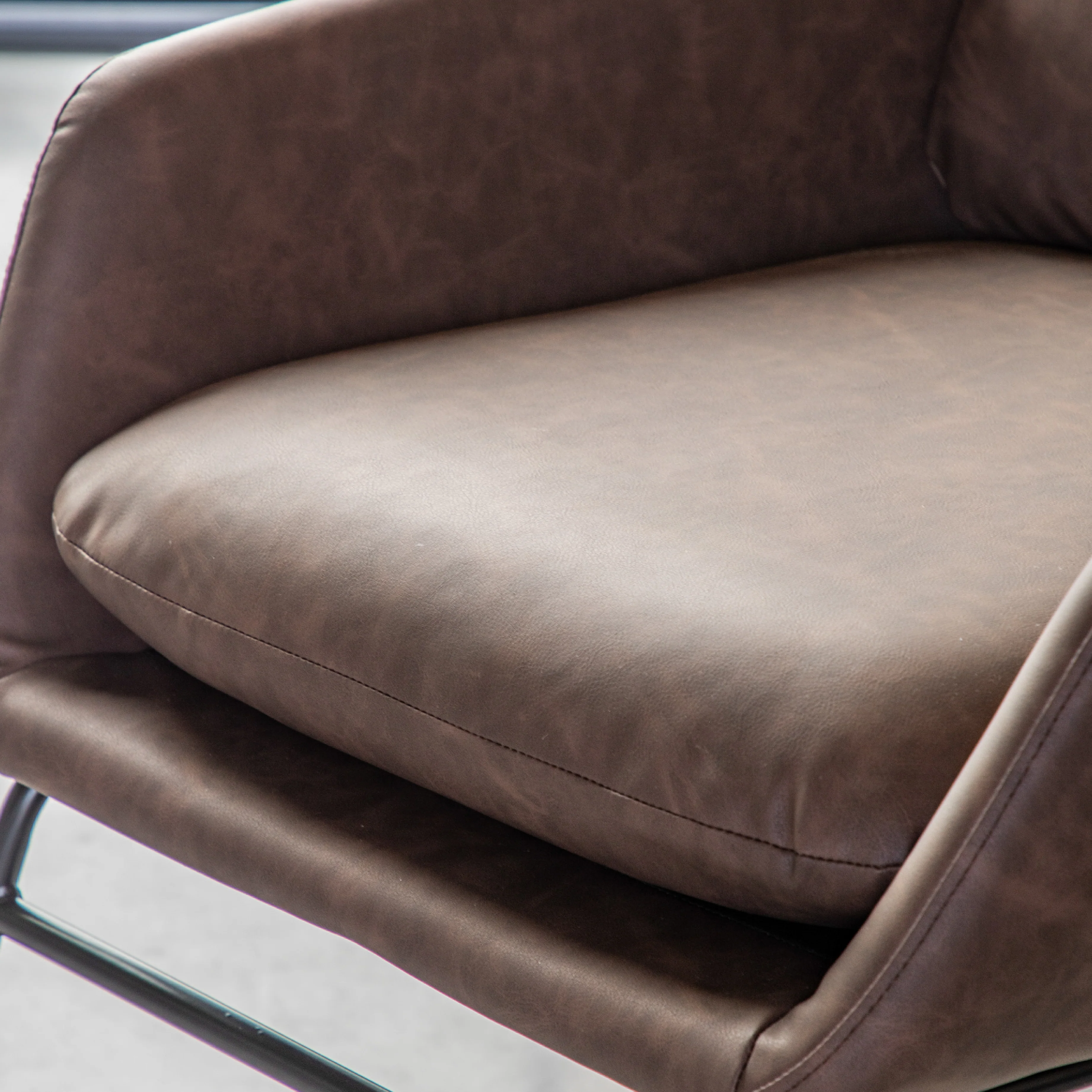 Funton Retro Chair | Brown - Image 2