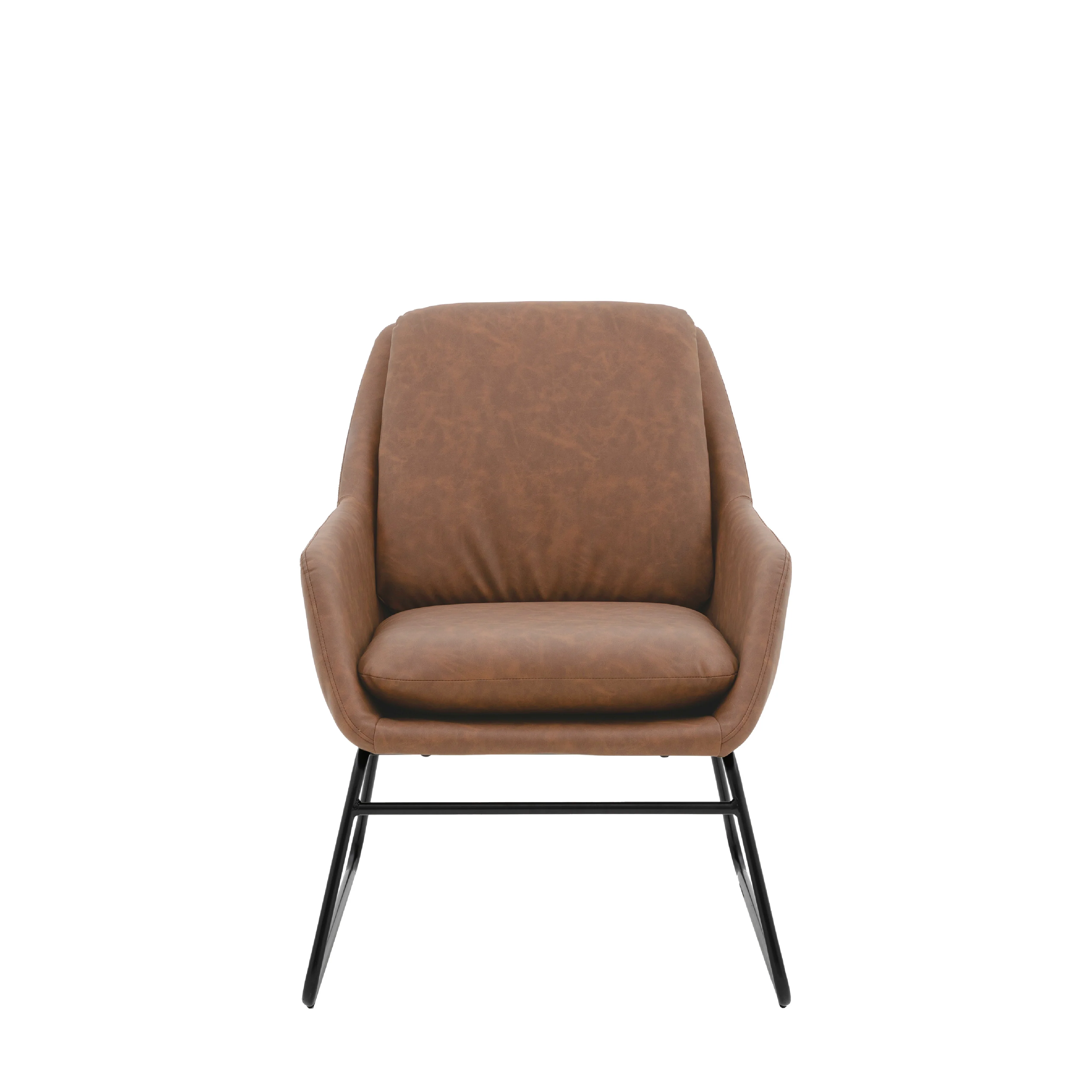Funton Retro Chair | Brown - Image 3