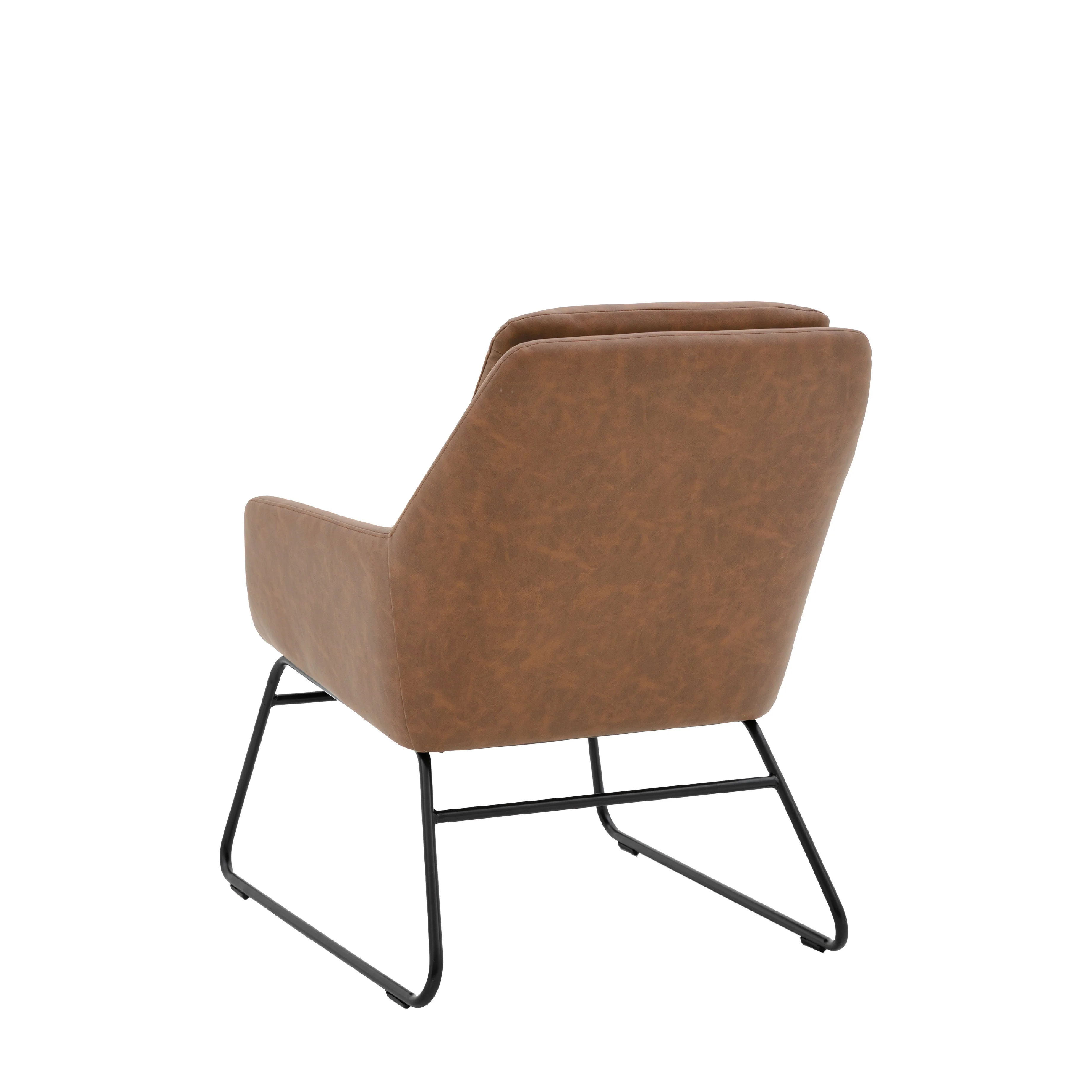 Funton Retro Chair | Brown - Image 4