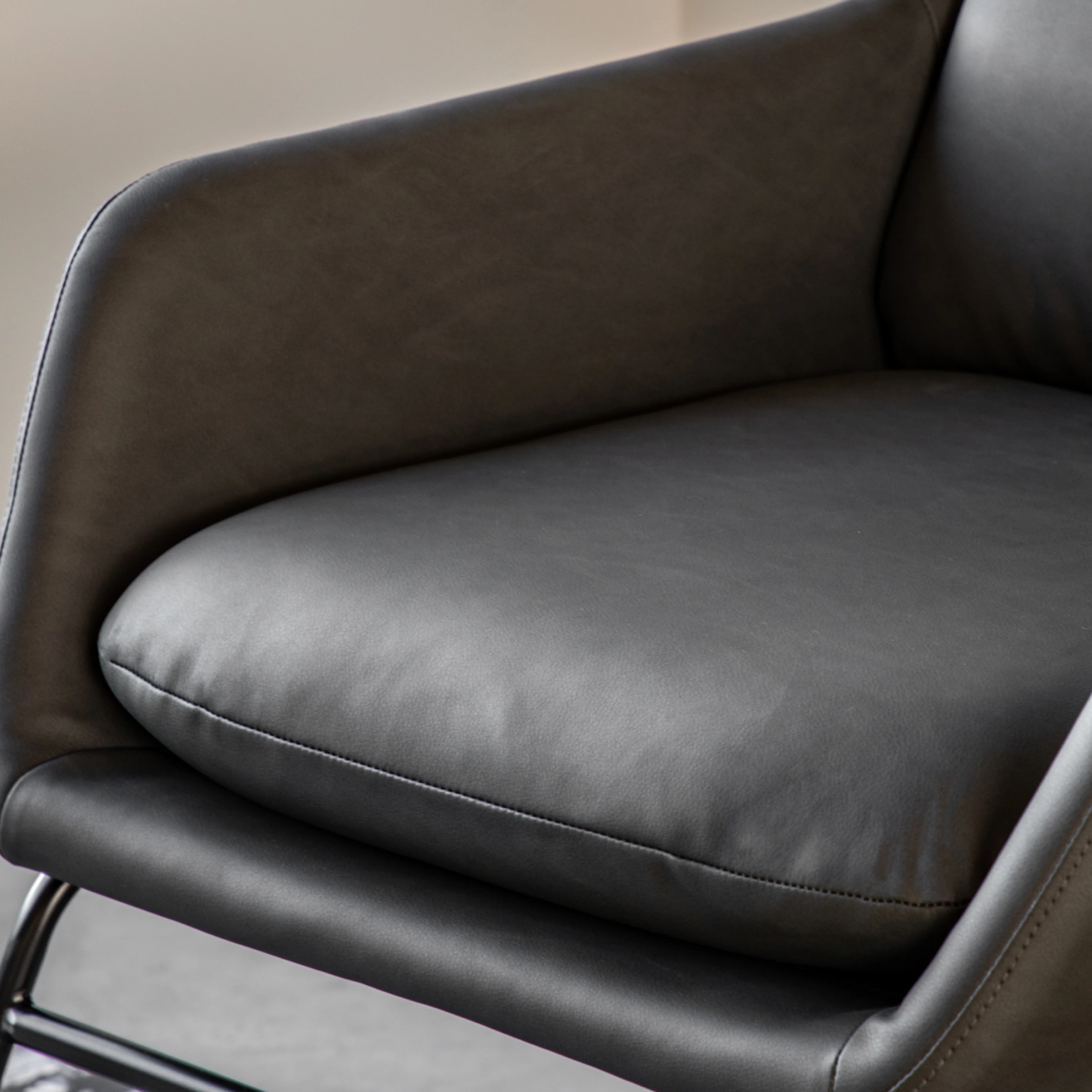 Funton Retro Chair | Charcoal - Image 2
