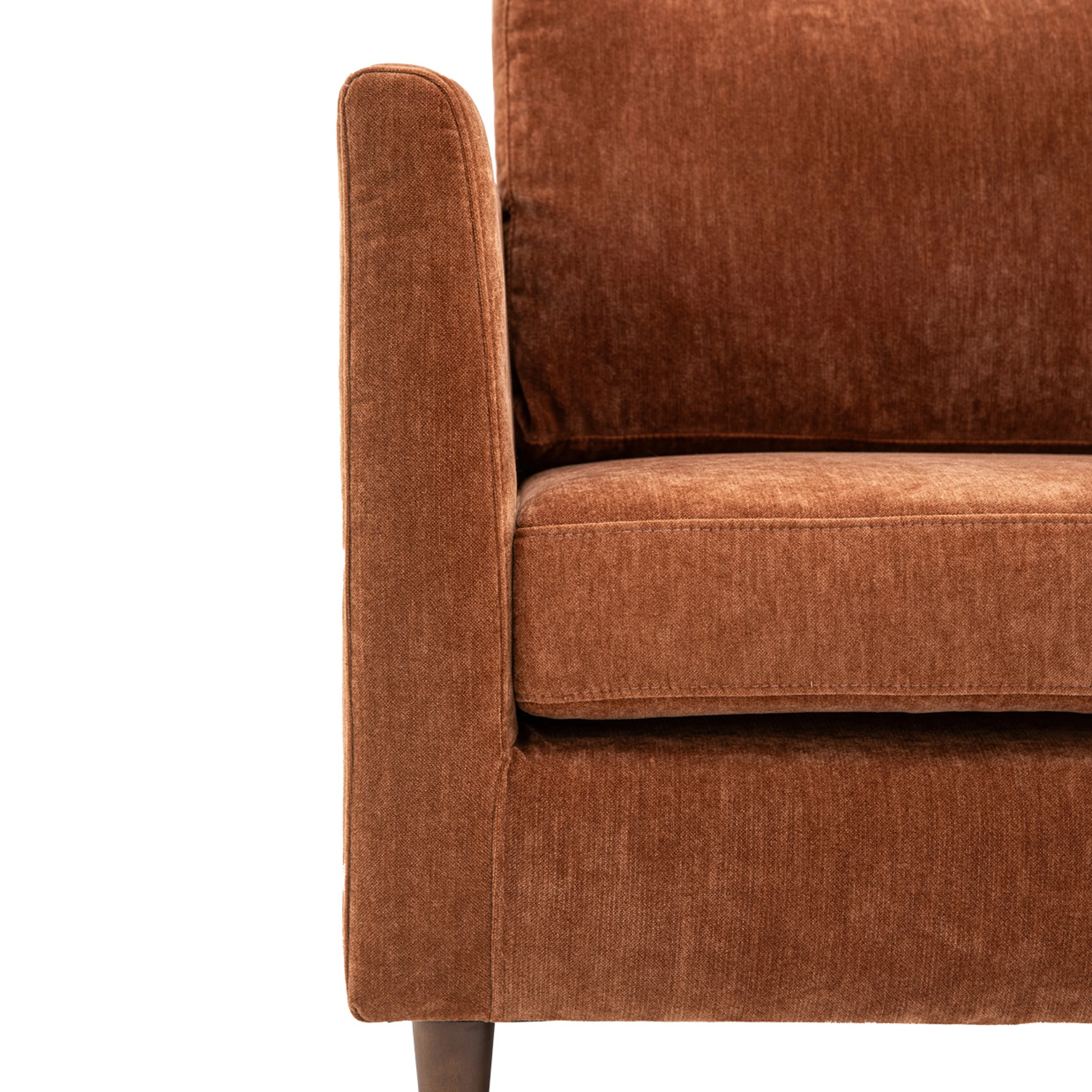 Gateford Upholstered 2 Seat Sofa | Rust - Image 2