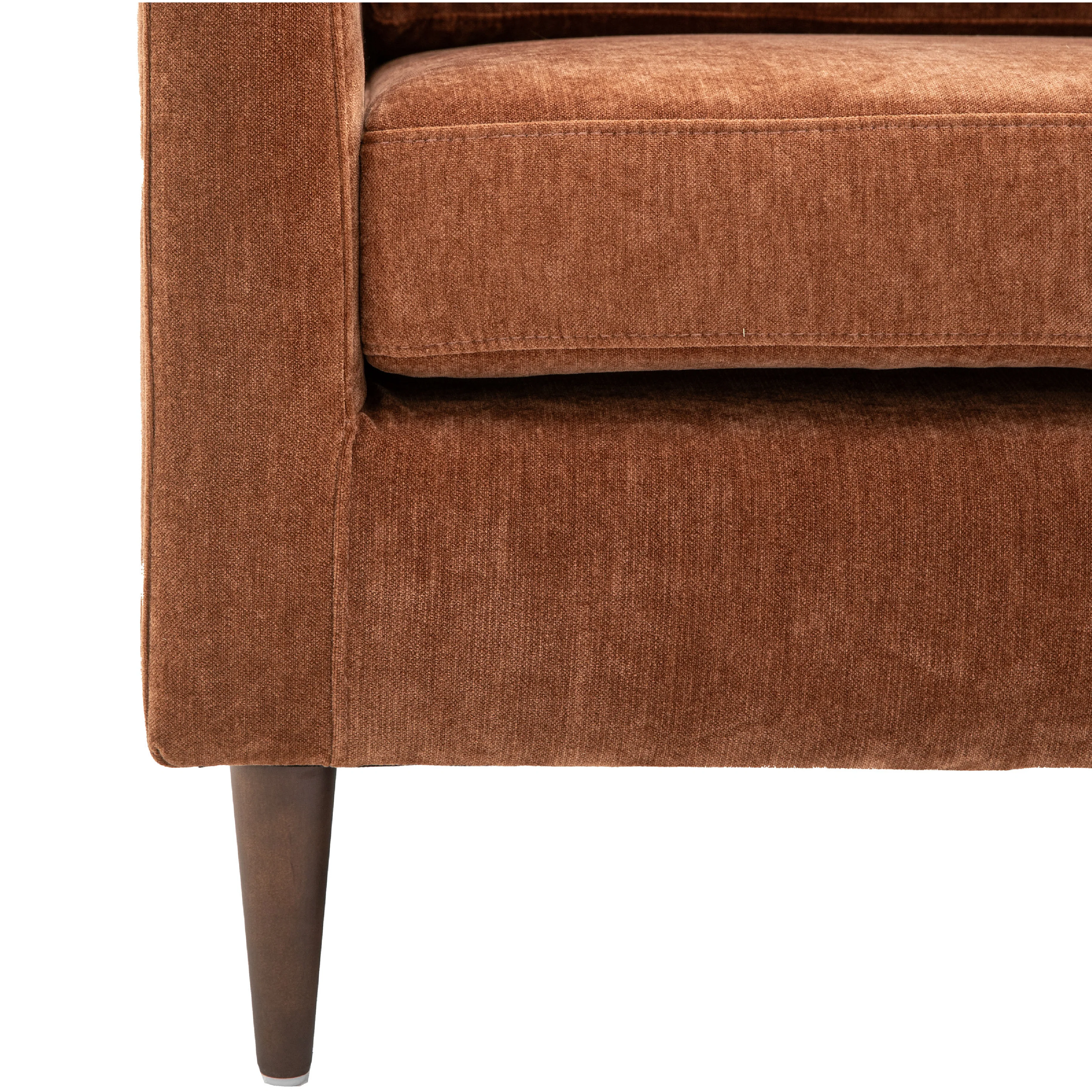 Gateford Upholstered 3 Seat Sofa | Rust - Image 2