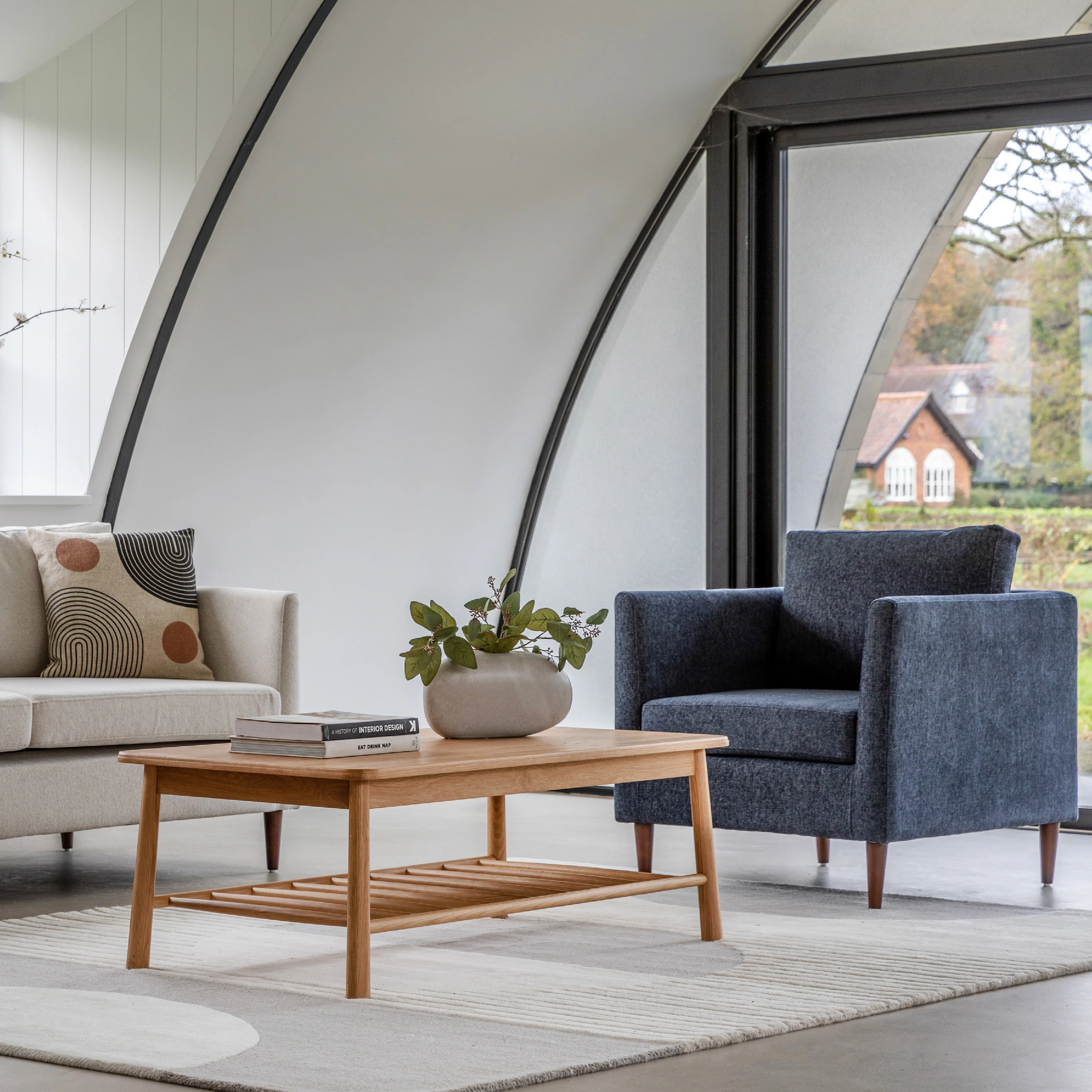 Gateford Upholstered Armchair | Charcoal - Image 2