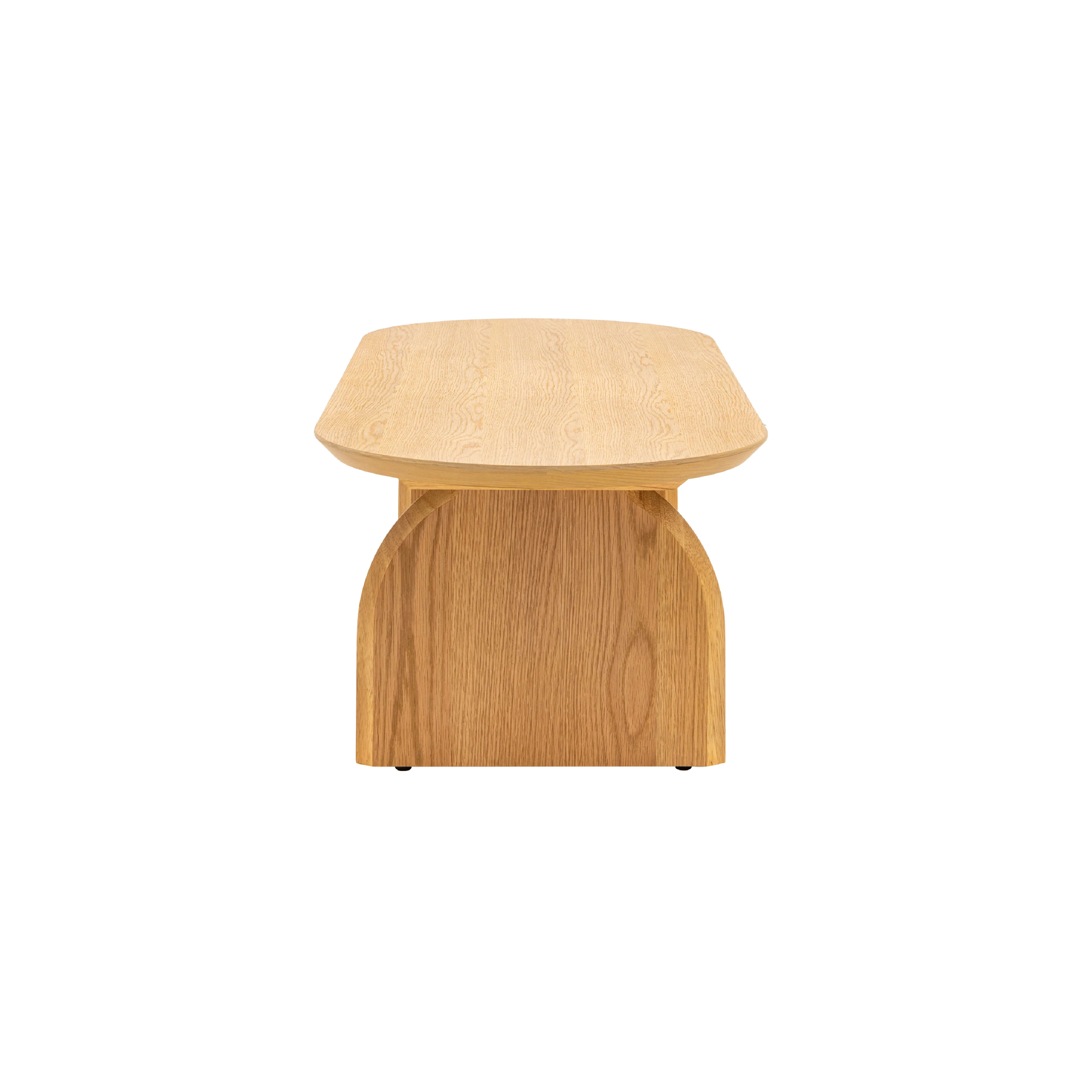 Geo Retro Coffee Table | Natural - Image 4