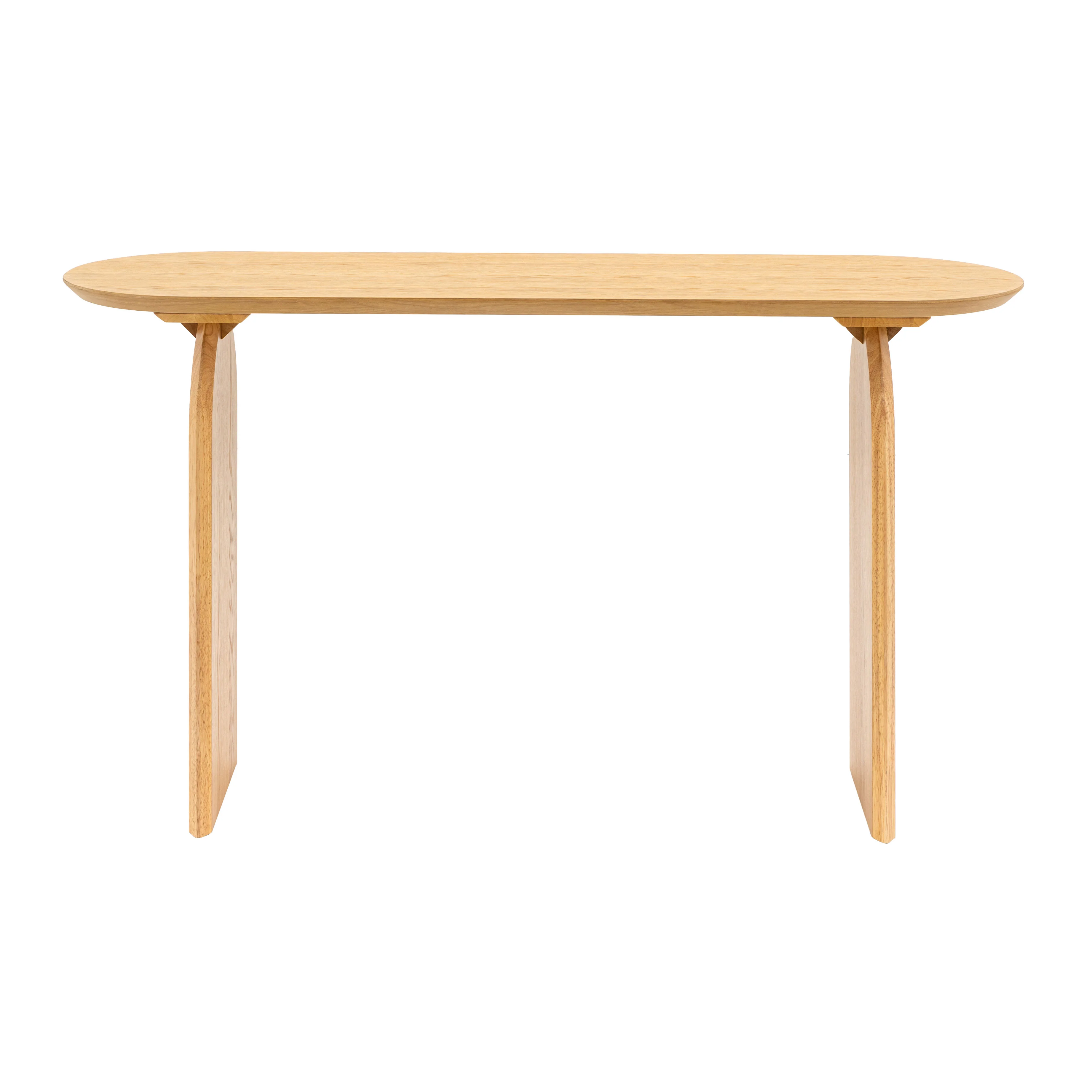 Geo Retro Console Table | Natural - Image 3