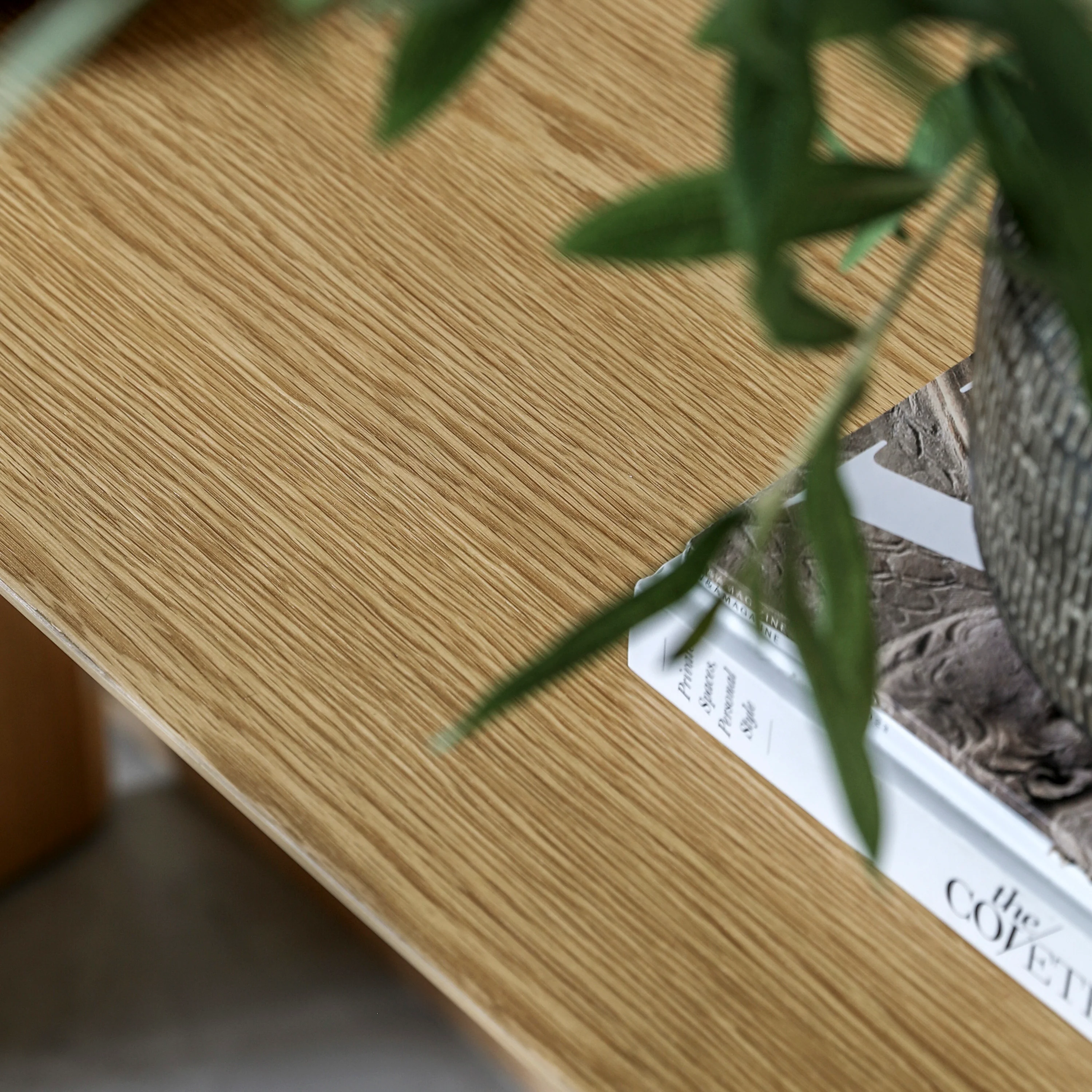Geo Retro Console Table | Natural - Image 6