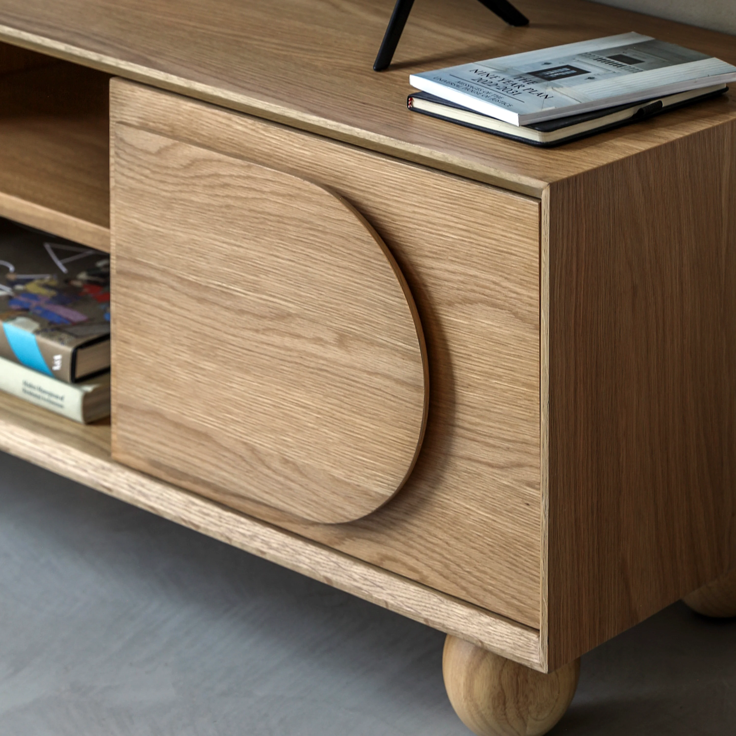 Geo Retro Media Unit | Natural - Image 6