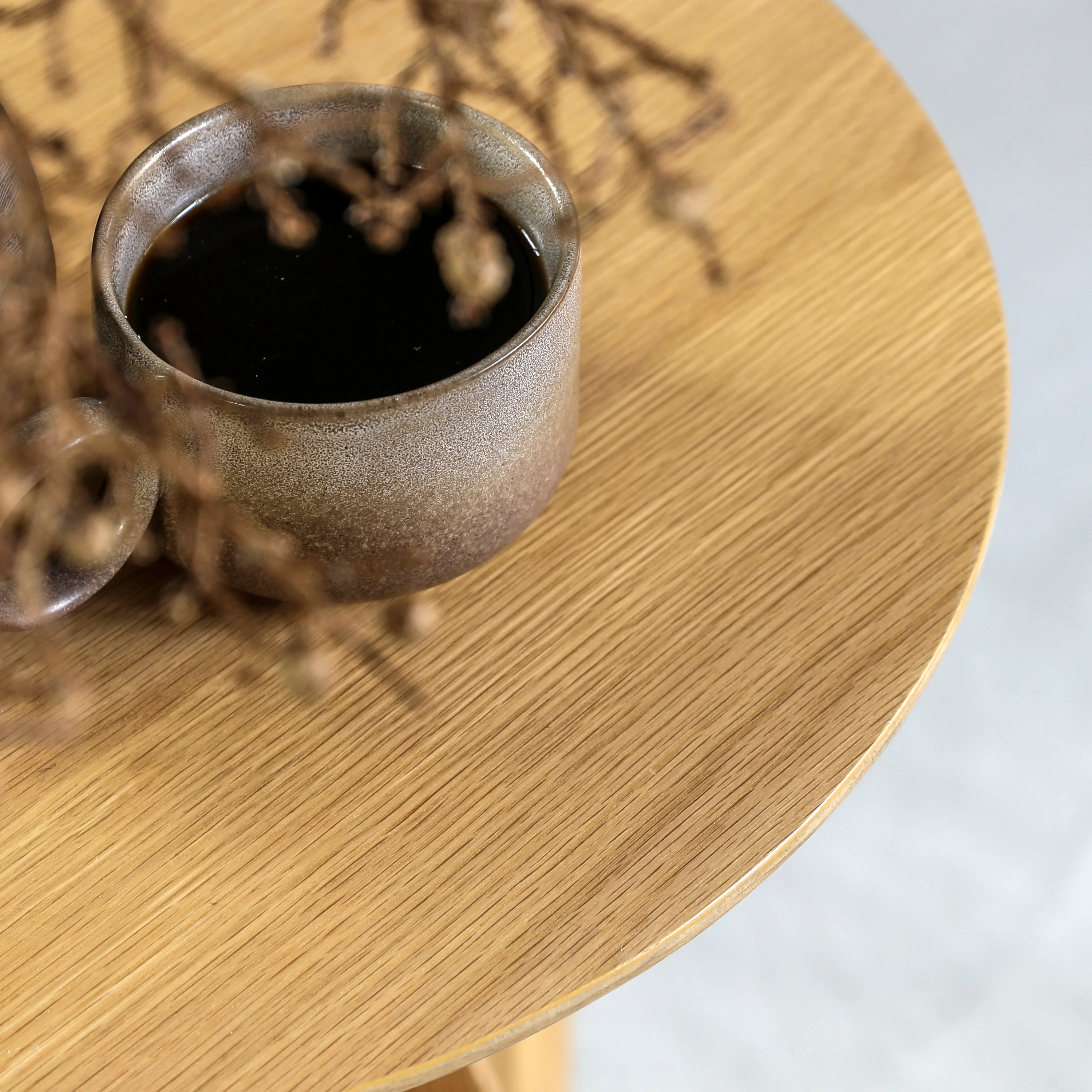 Geo Retro Side Table | Natural - Image 3