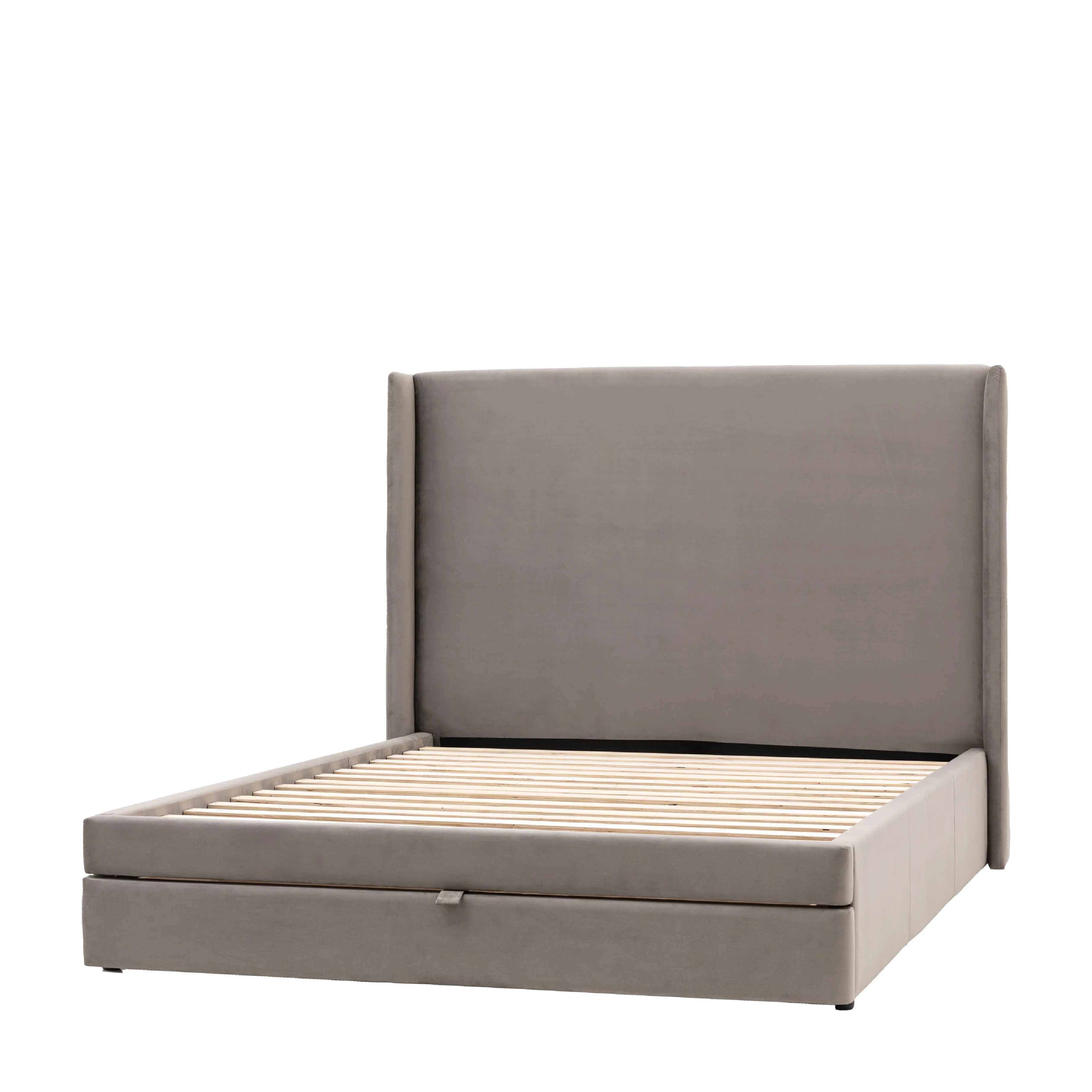 Halstead Bed Frame with Drawer | Taupe - Image 2