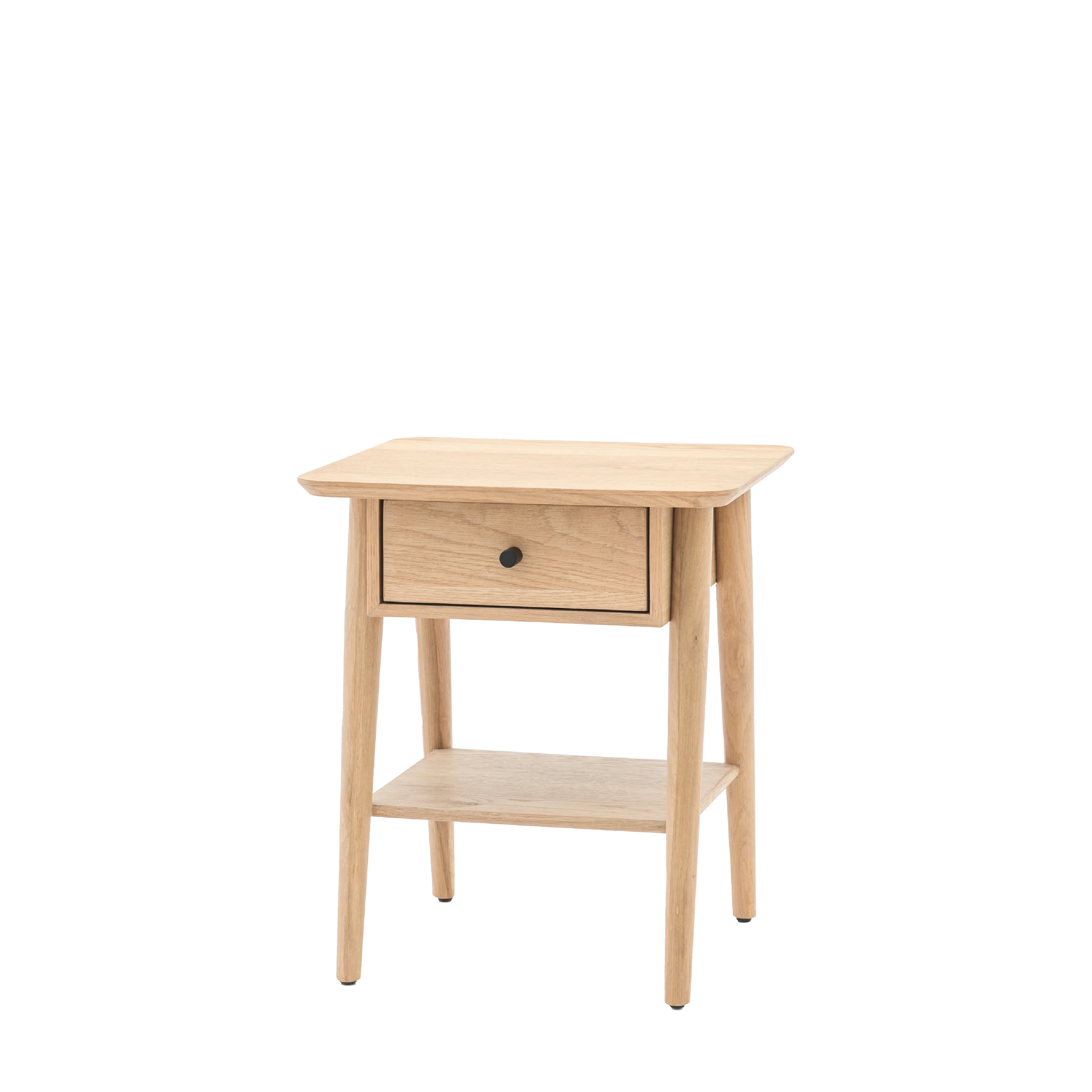 Hatfield 1 Drawer Bedside Table | Natural Oak - Image 3