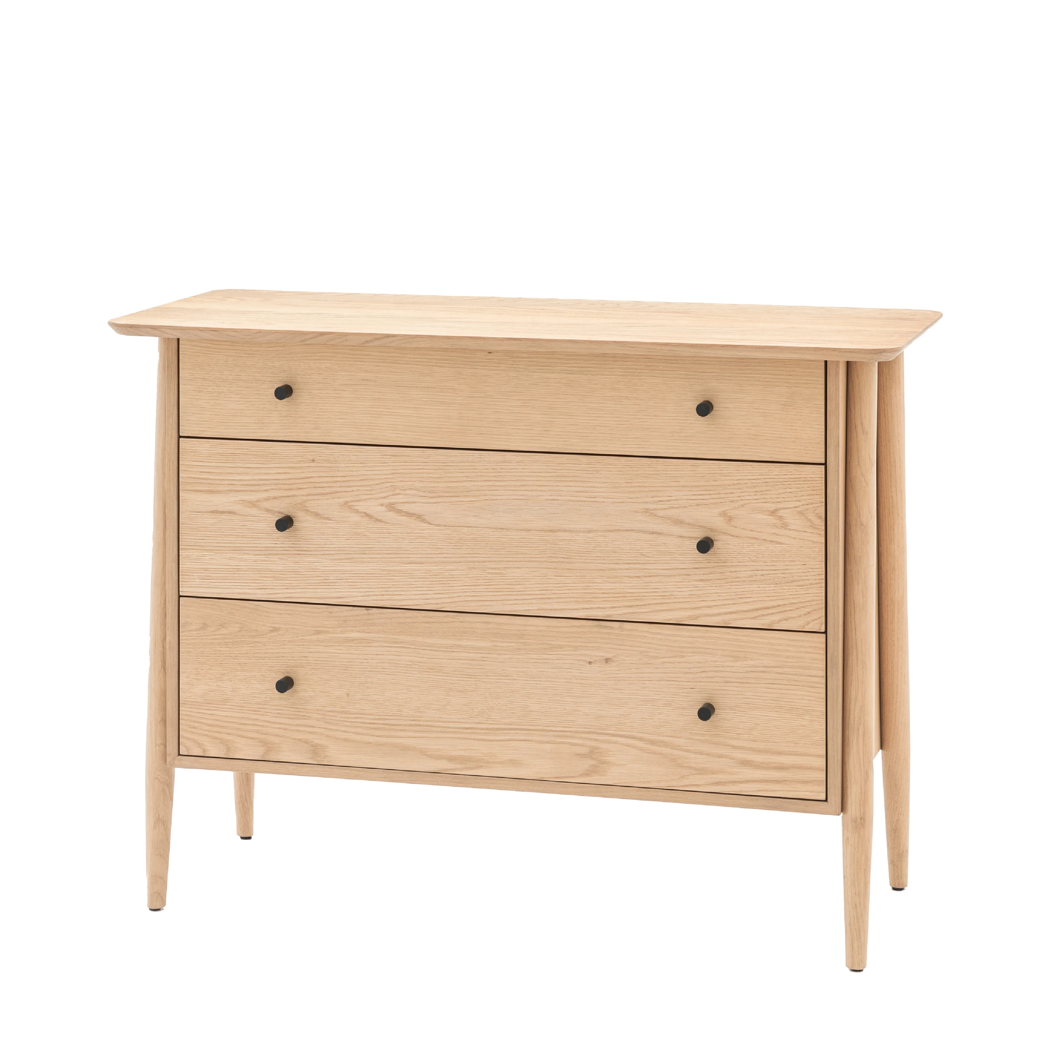 Hatfield 3 Drawer Chest | Natural Oak - Image 3
