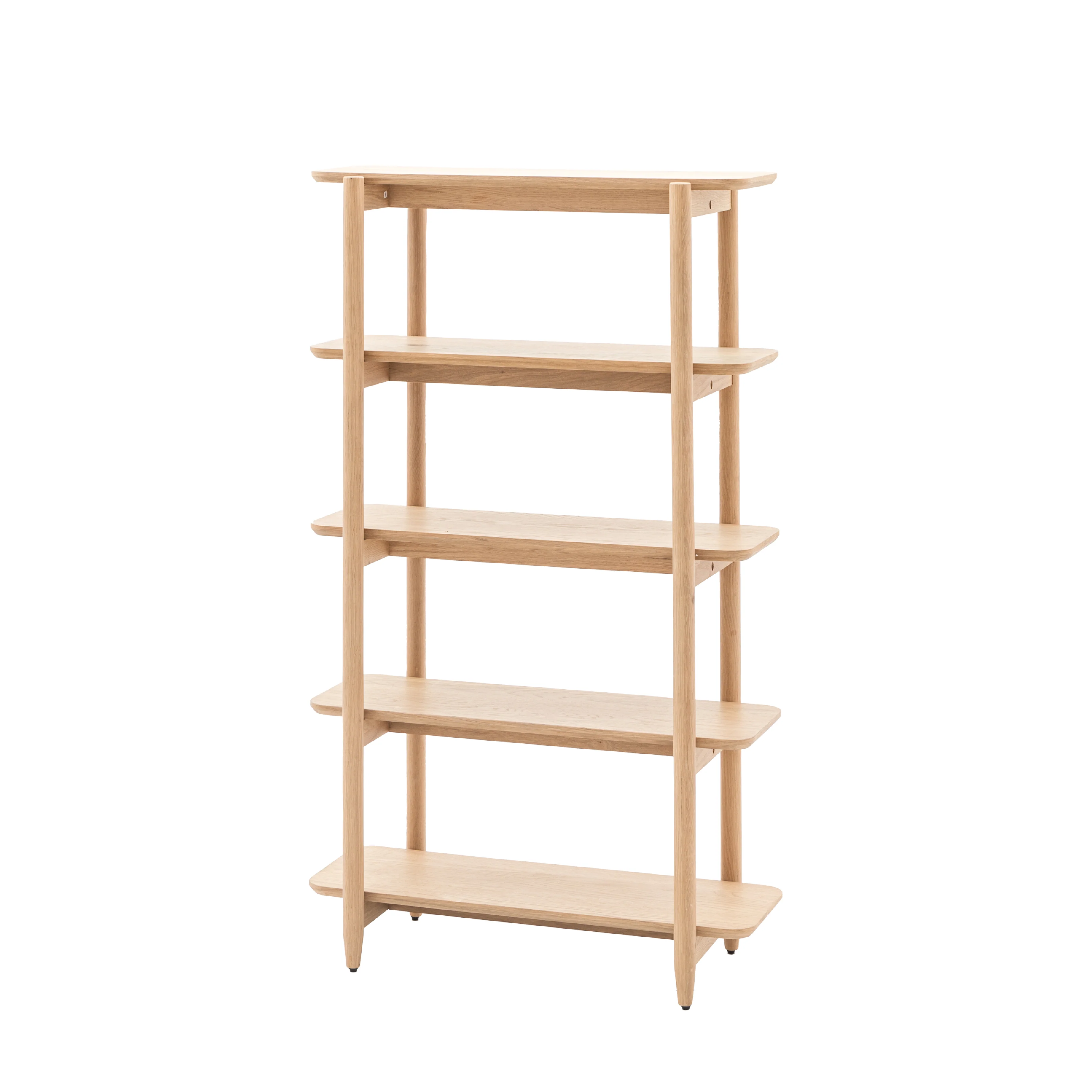 Hatfield Open Display Unit | Natural Oak | Tall - Image 5