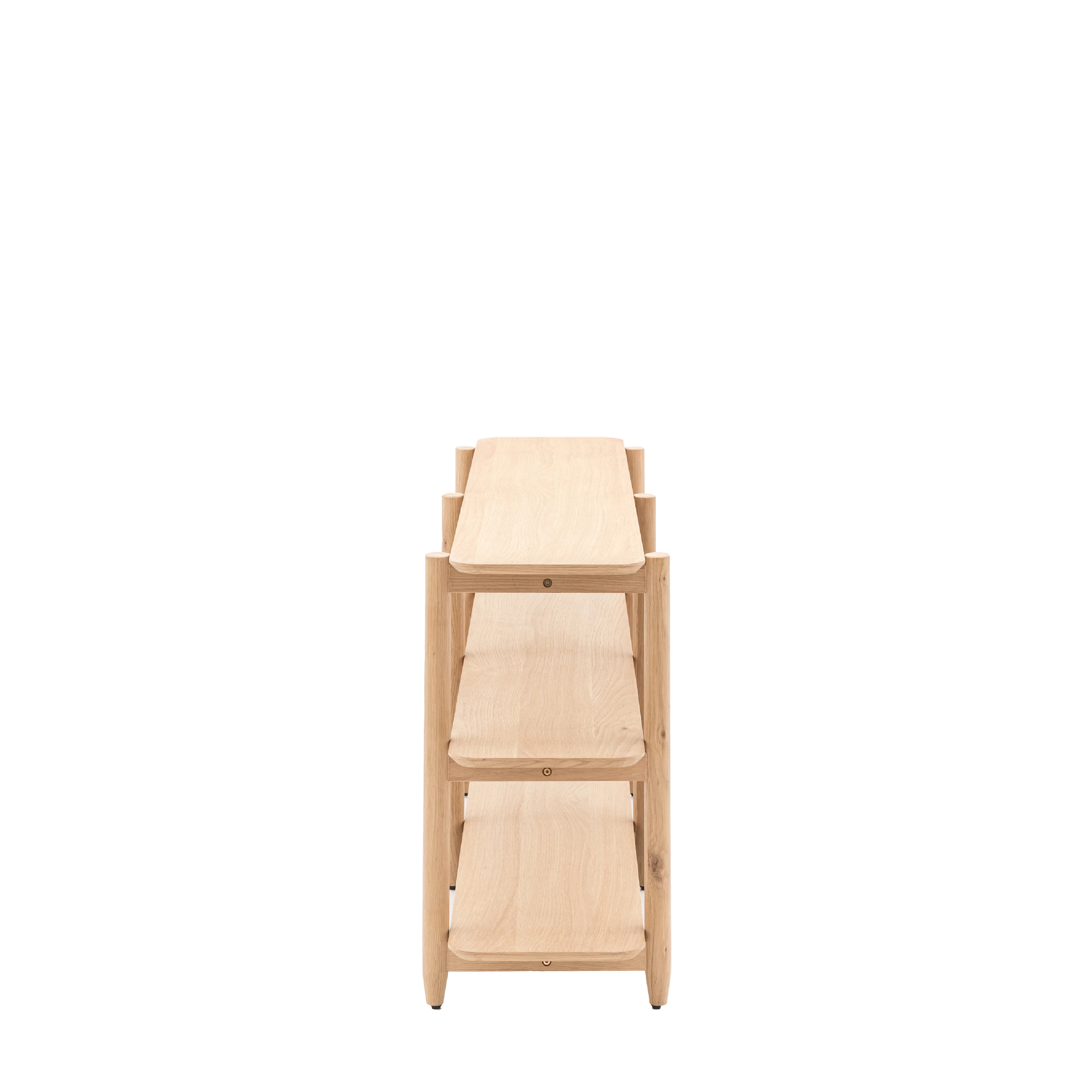 Hatfield Open Display Unit | Natural Oak | Wide - Image 5