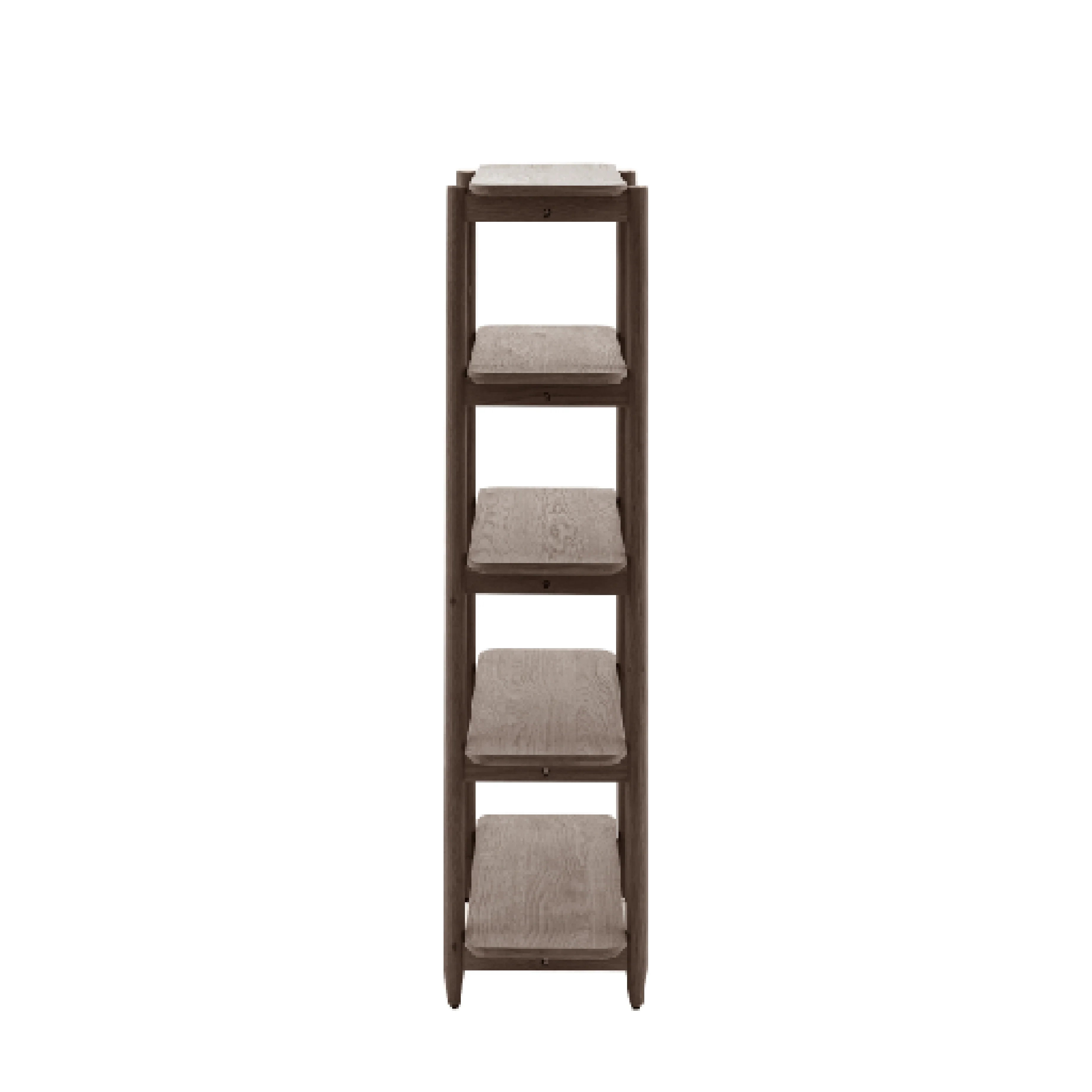 Hatfield Open Display Unit | Smoked Oak | Tall - Image 4