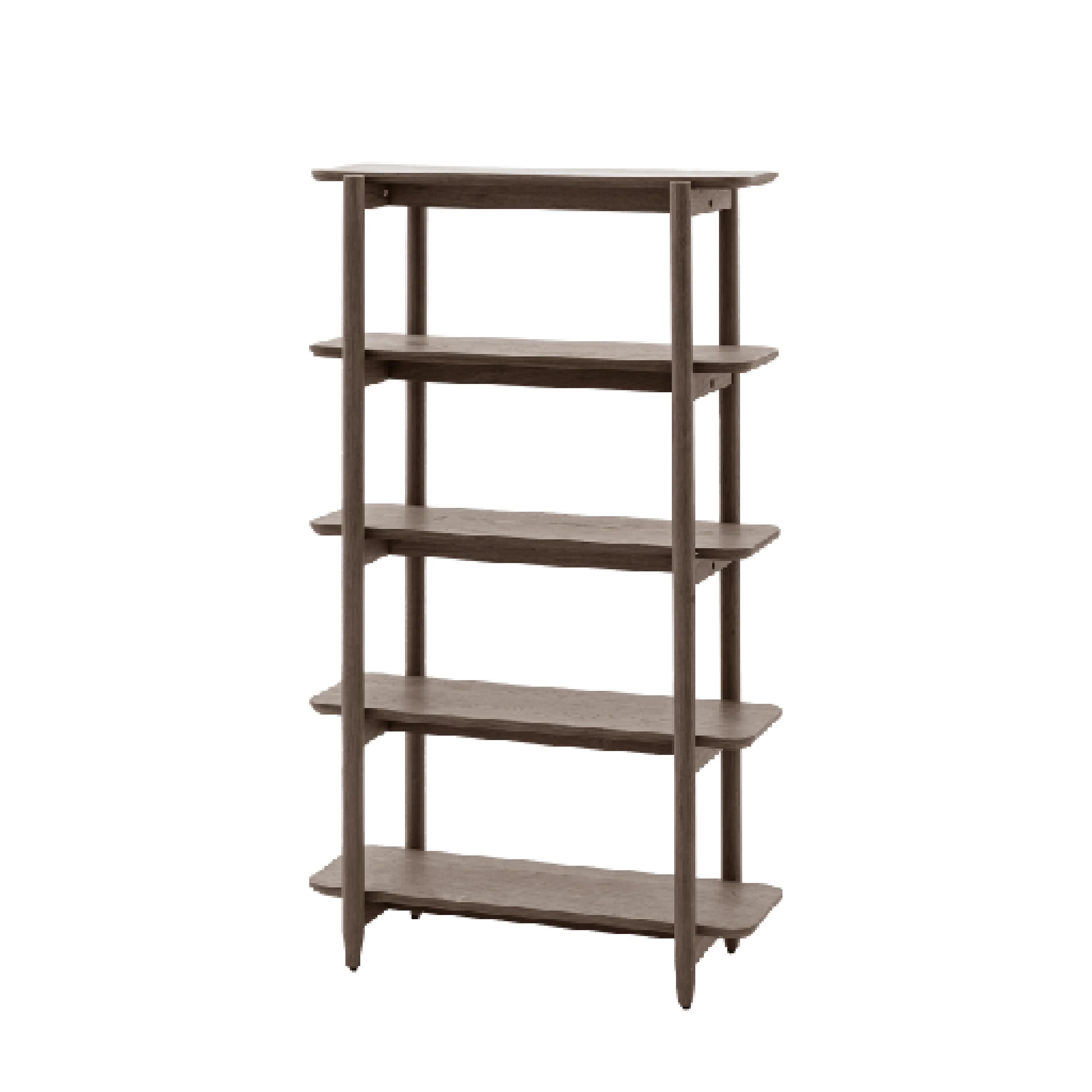 Hatfield Open Display Unit | Smoked Oak | Tall - Image 5