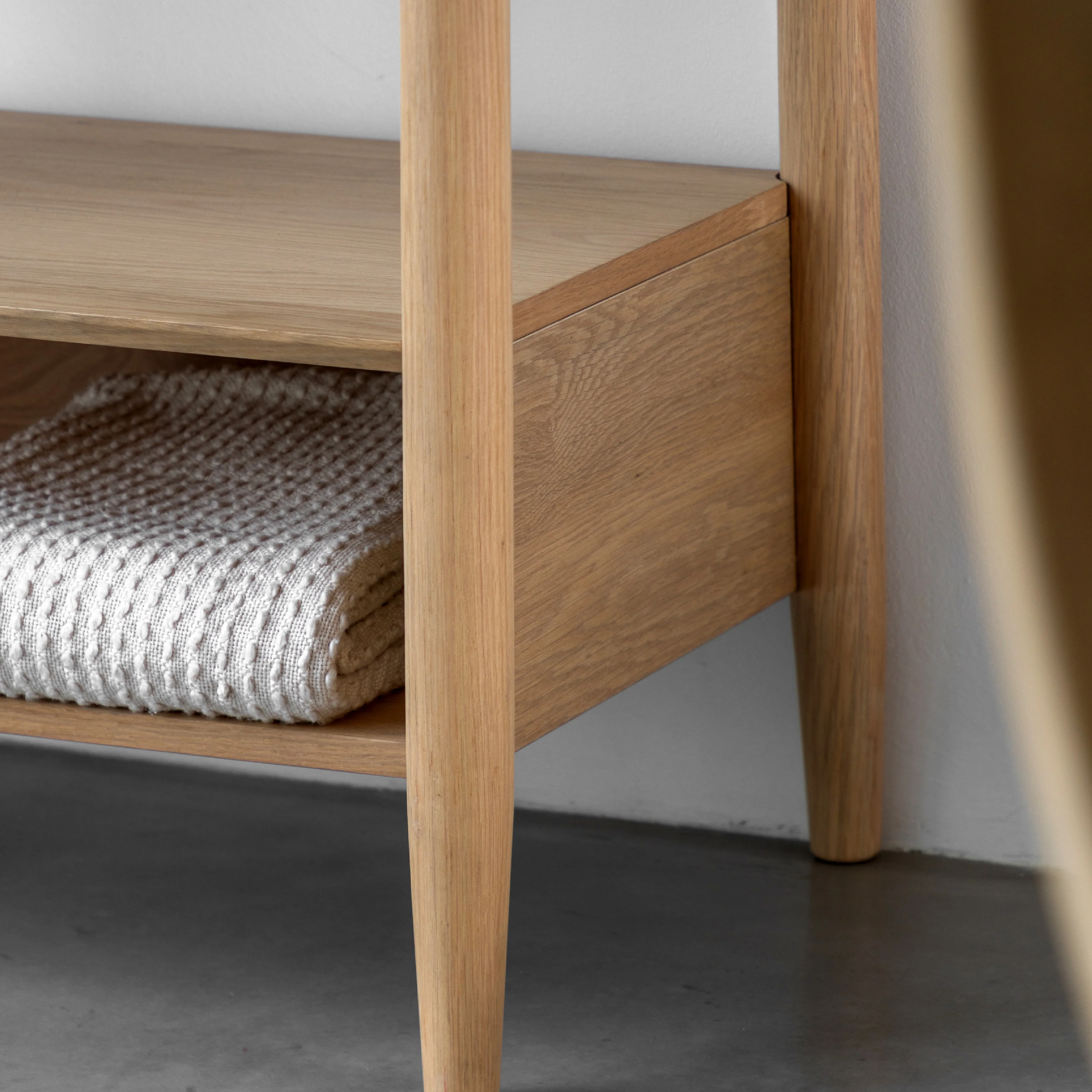 Hatfield Open Wardrobe | Natural Oak - Image 2
