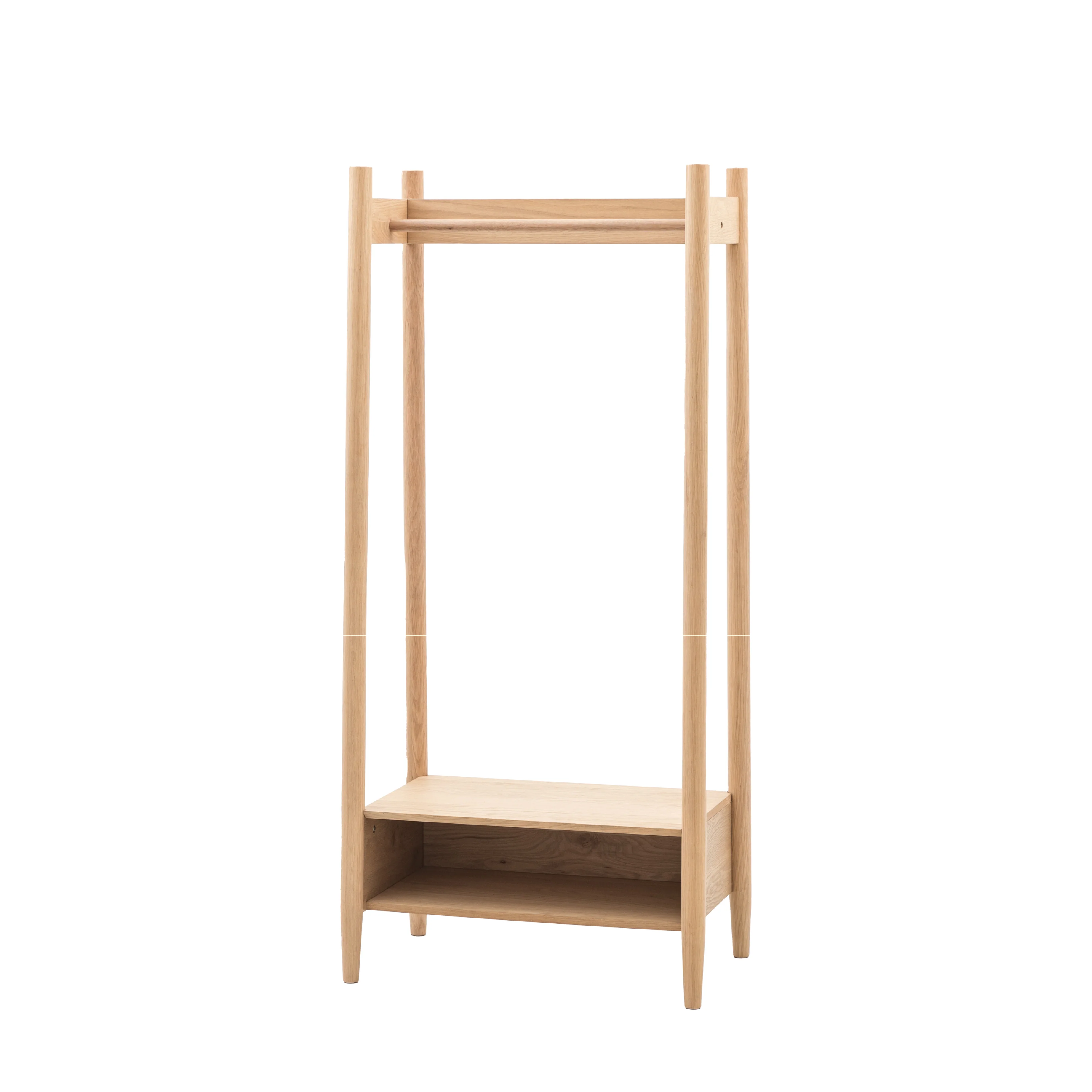 Hatfield Open Wardrobe | Natural Oak - Image 3
