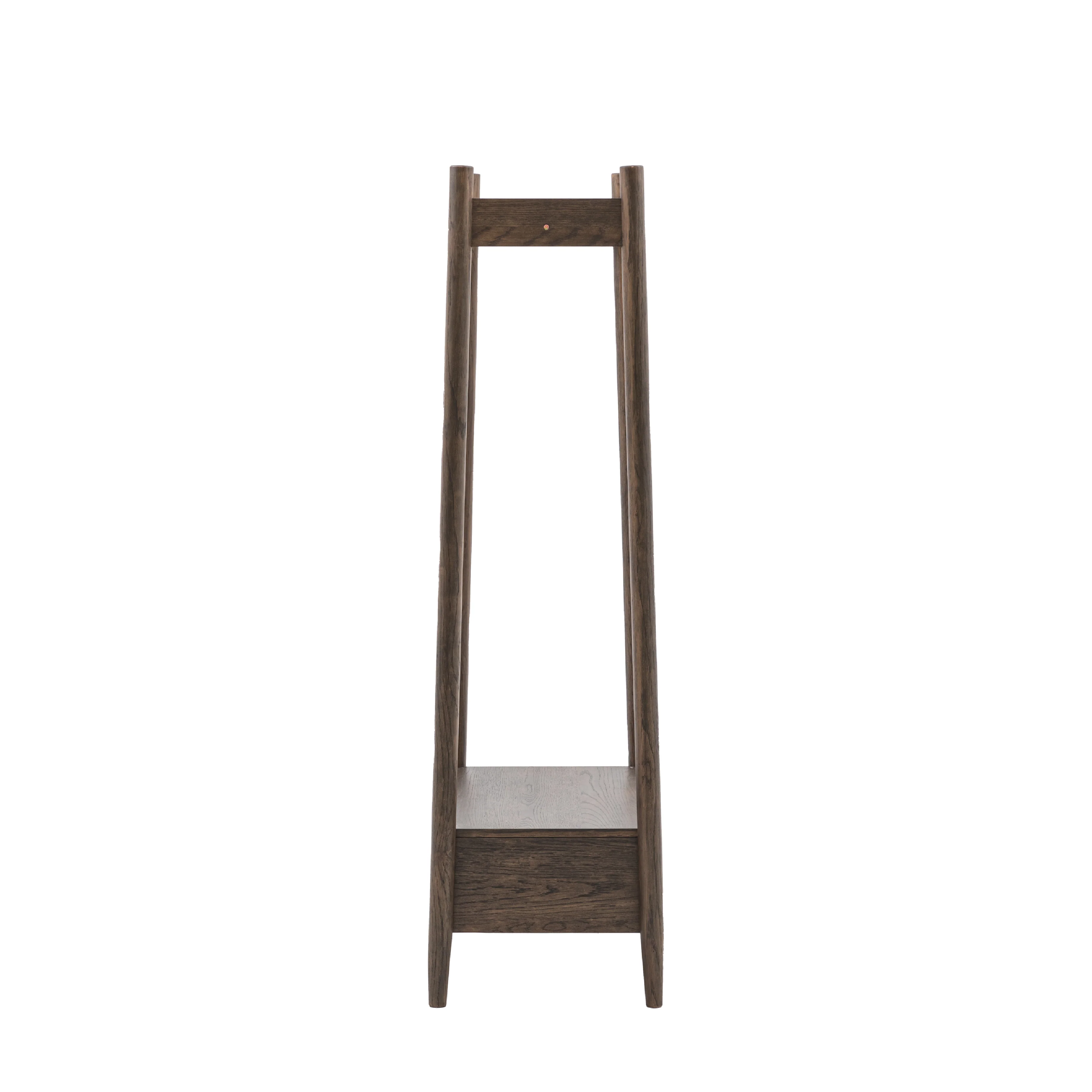 Hatfield Open Wardrobe | Smoked Oak - Image 4