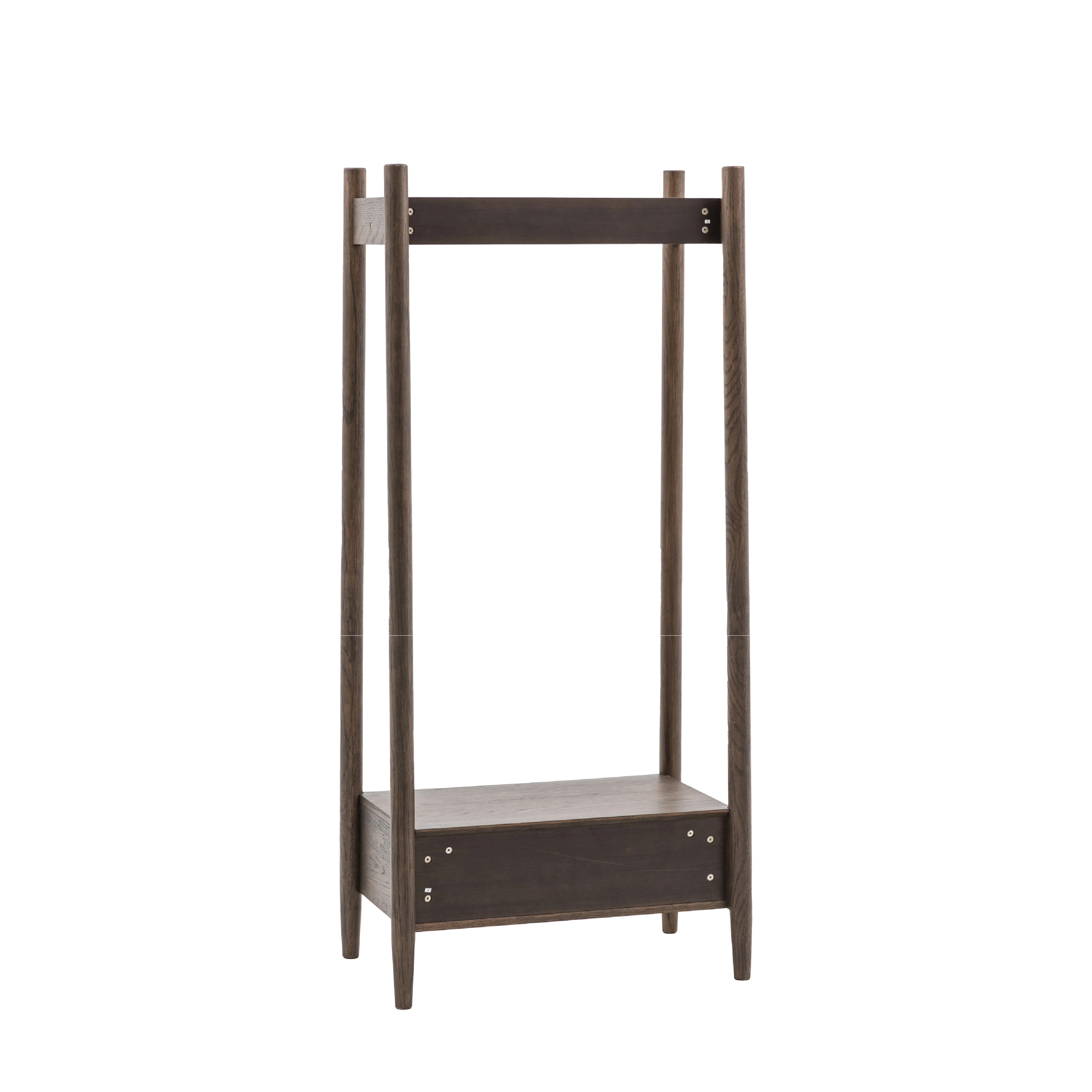 Hatfield Open Wardrobe | Smoked Oak - Image 5