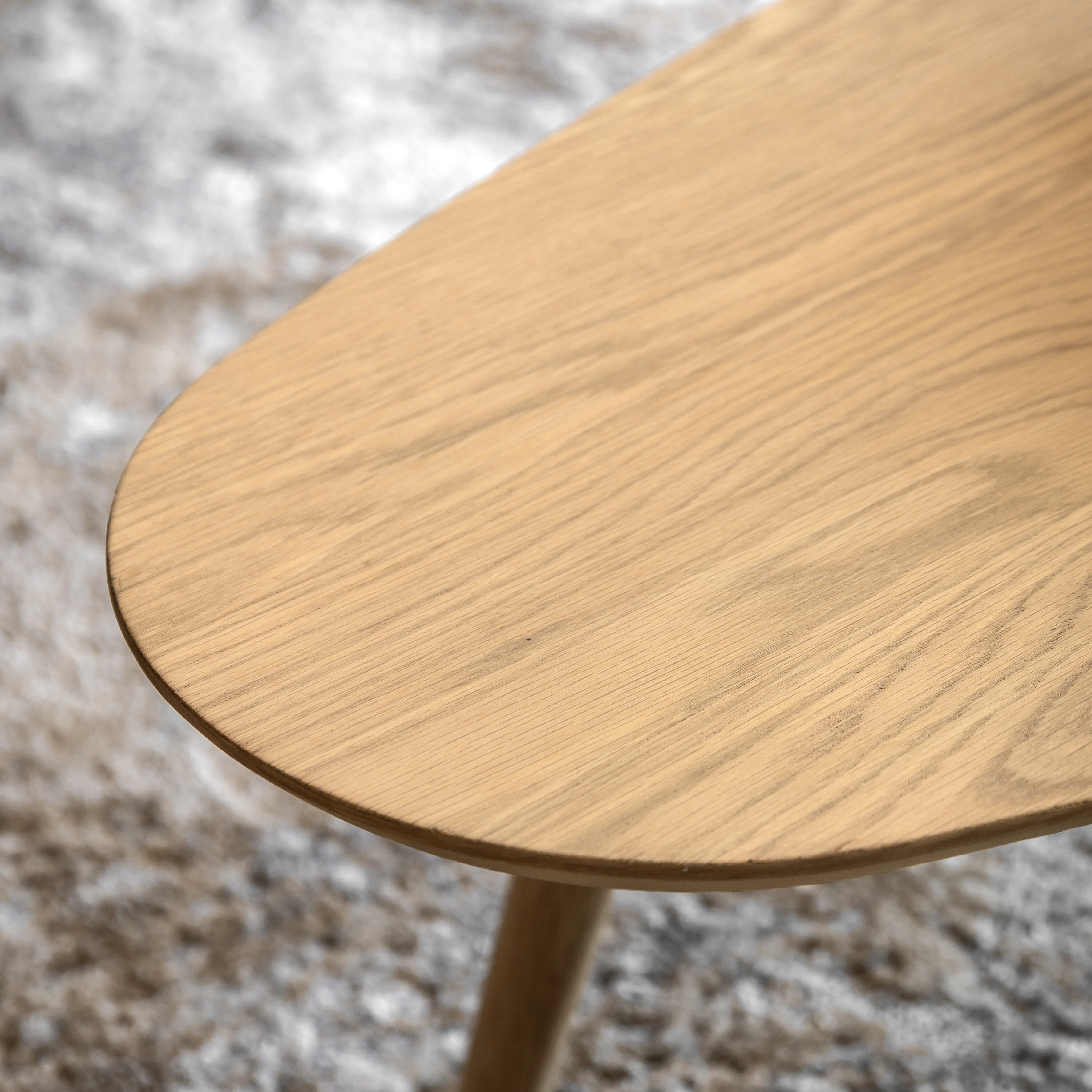 Hatfield Oval Coffee Table | Natural Oak - Image 2