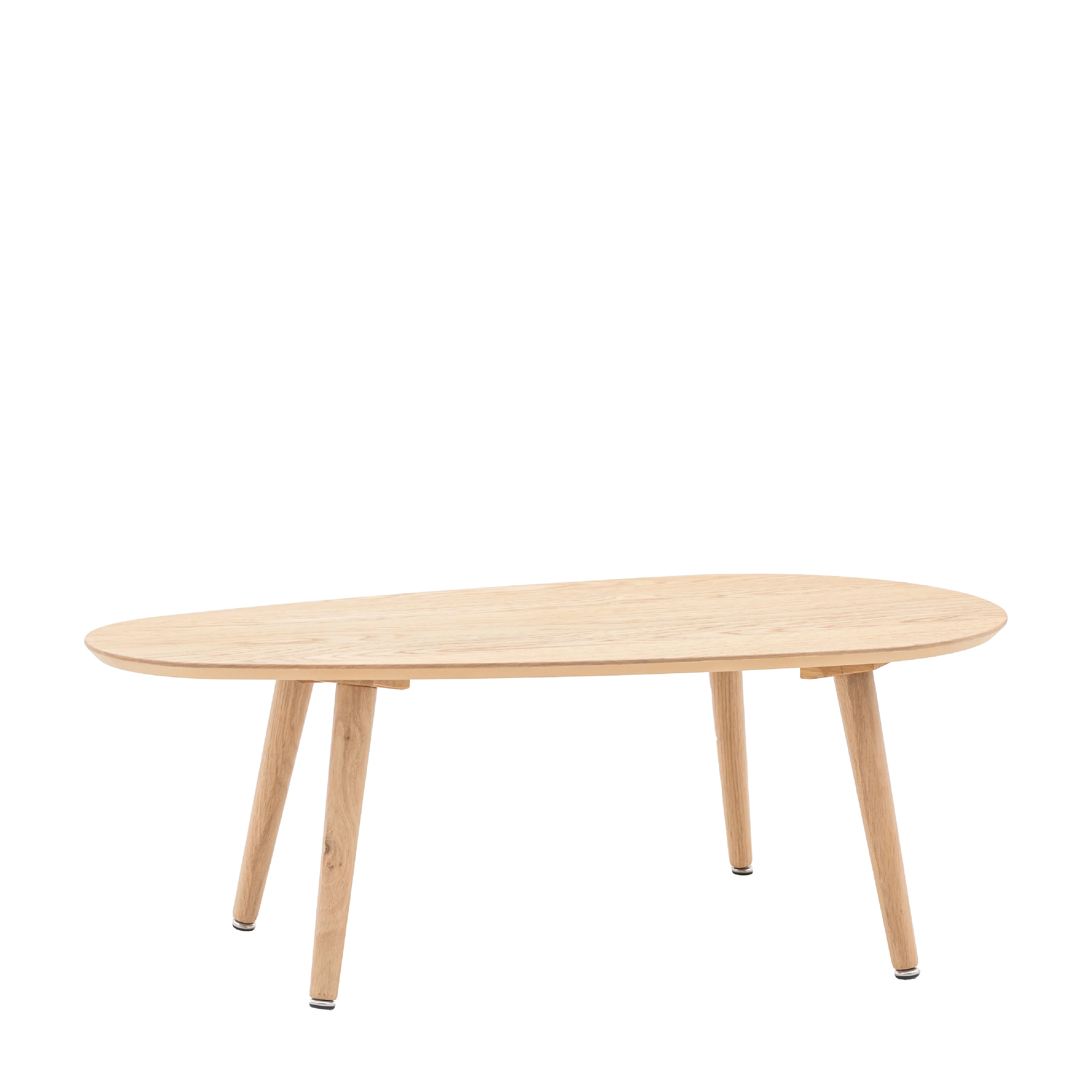 Hatfield Oval Coffee Table | Natural Oak - Image 3