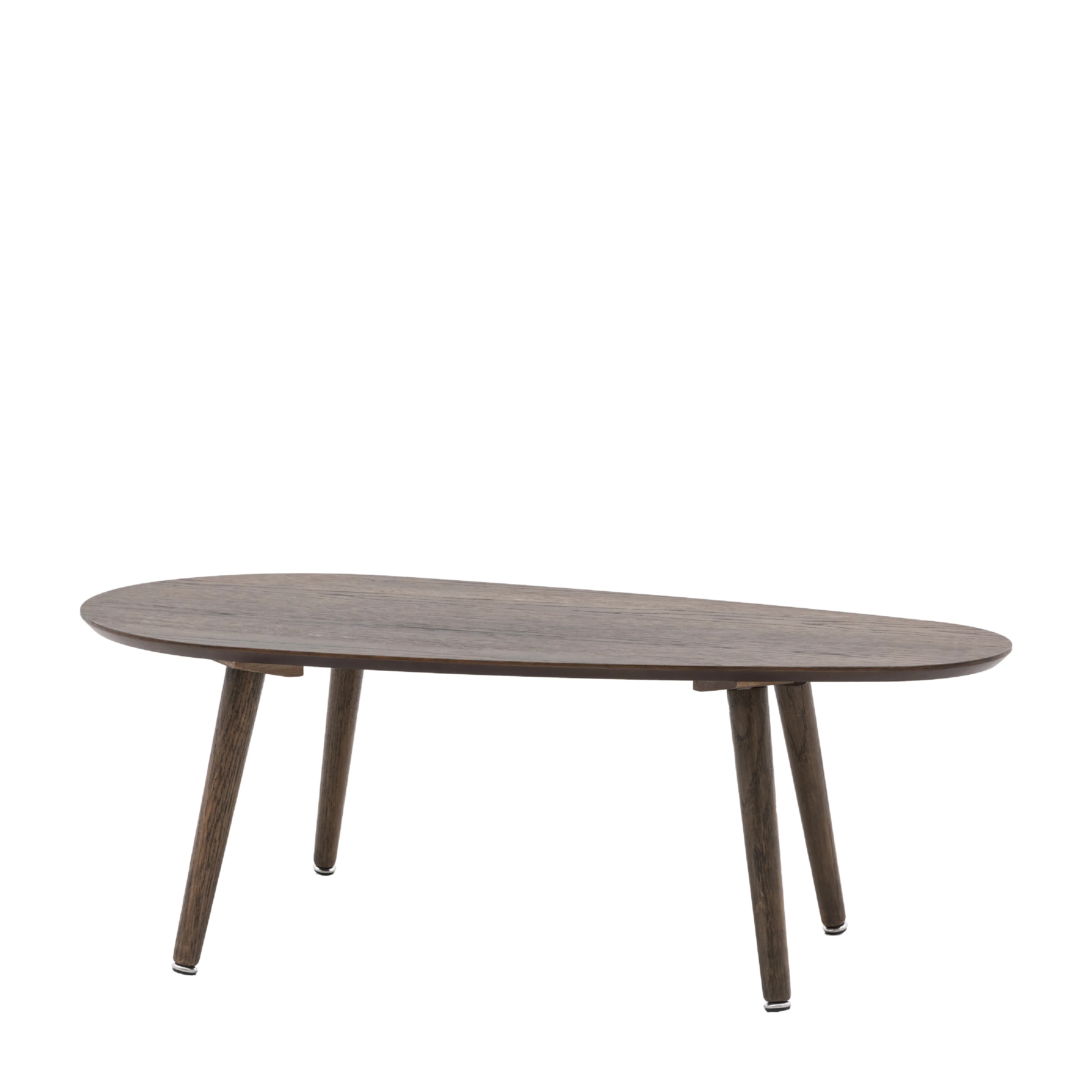 Hatfield Oval Coffee Table | Smoked Oak - Image 3