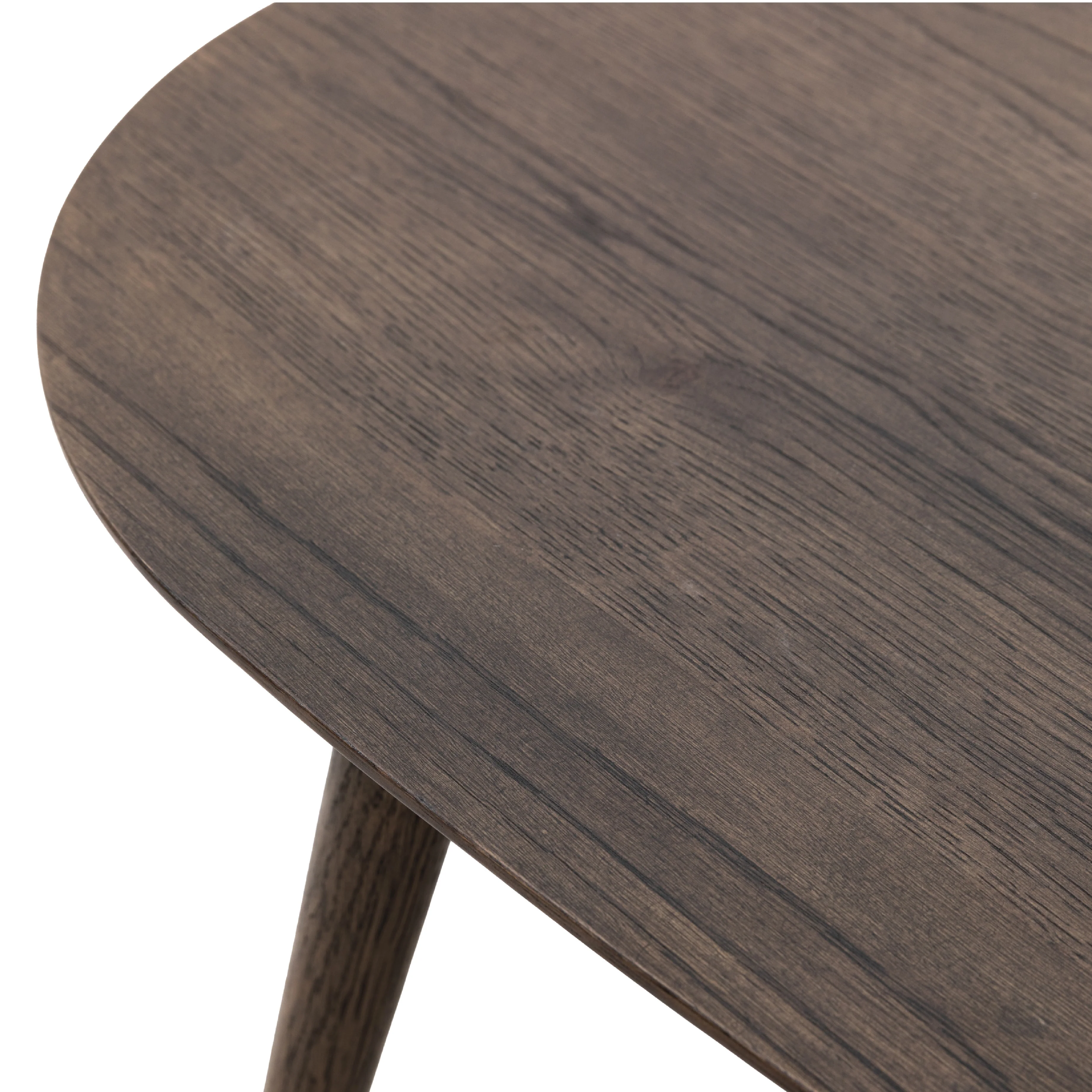 Hatfield Oval Coffee Table | Smoked Oak - Image 5