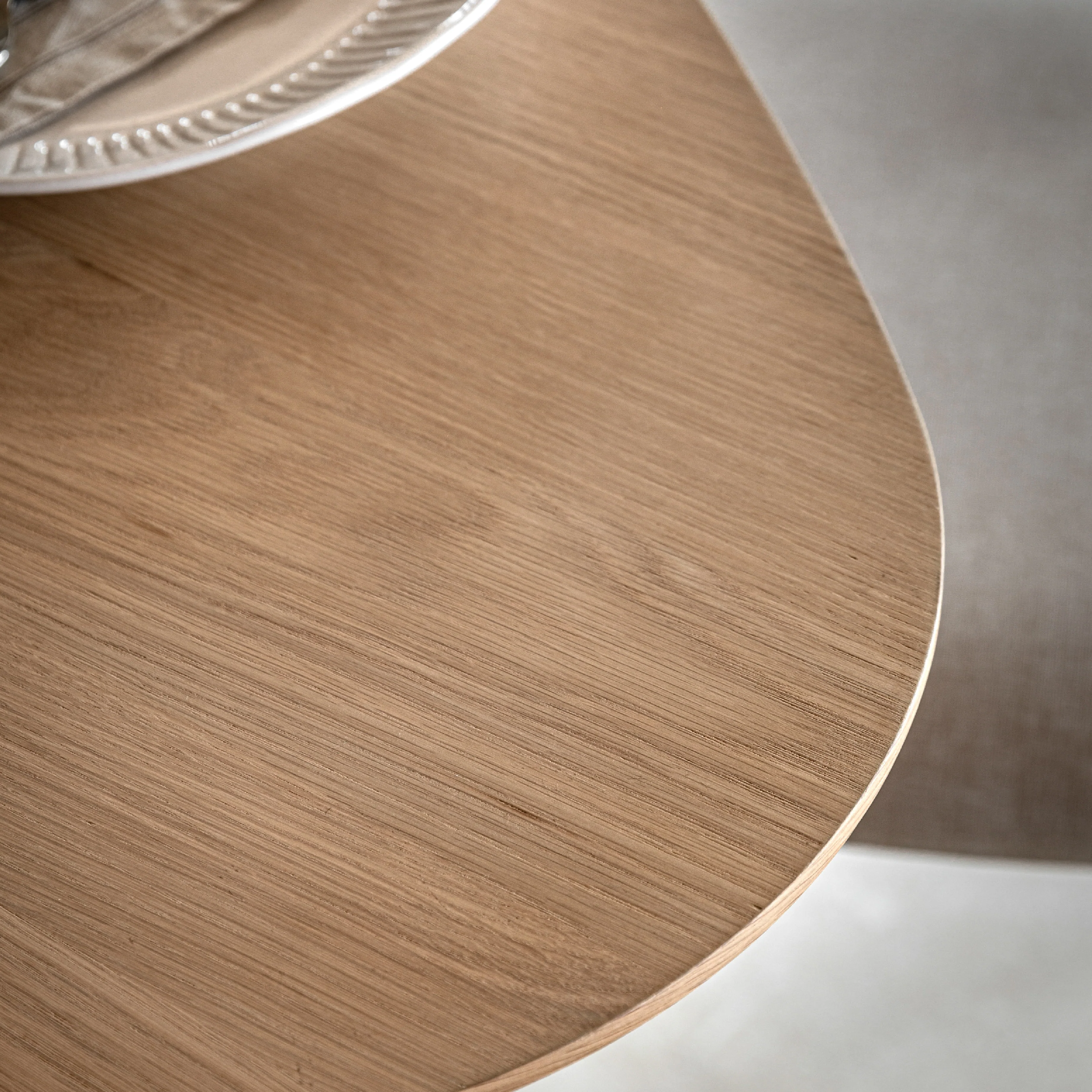 Hatfield Retro Oval Dining Table | Natural Oak | Small - Image 2