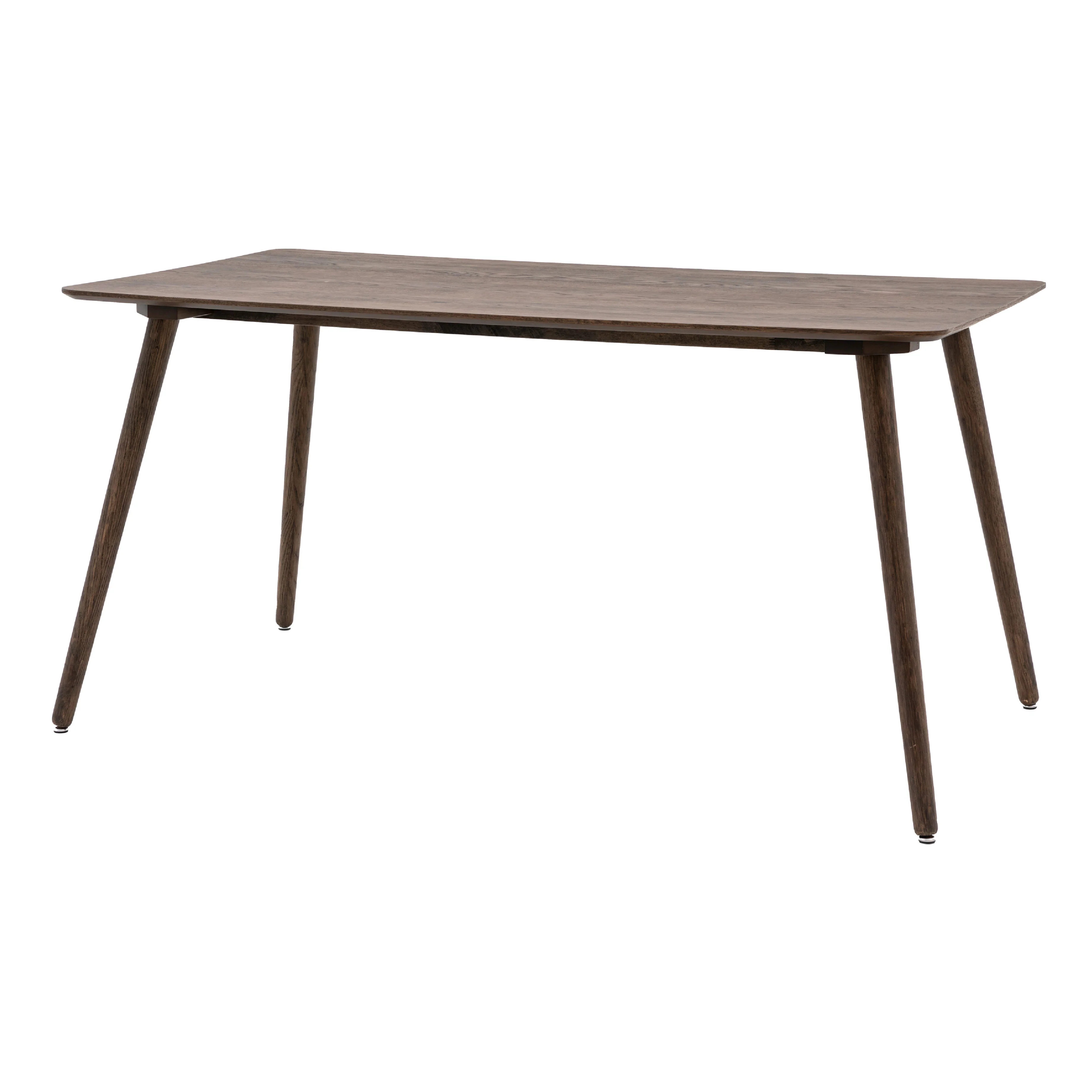 Hatfield Retro Rectangular Dining Table | Smoked Oak - Image 3