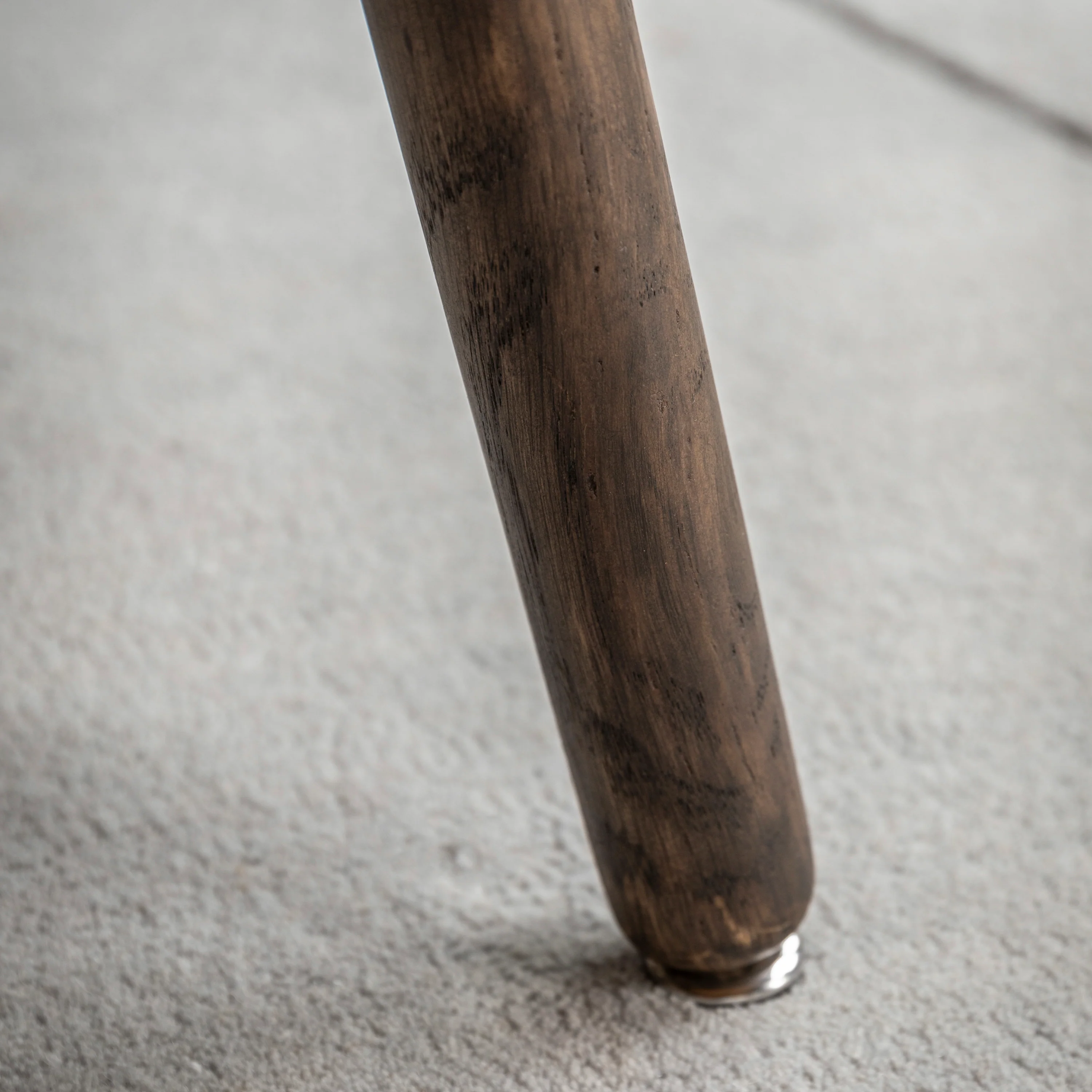 Hatfield Retro Rectangular Dining Table | Smoked Oak - Image 5