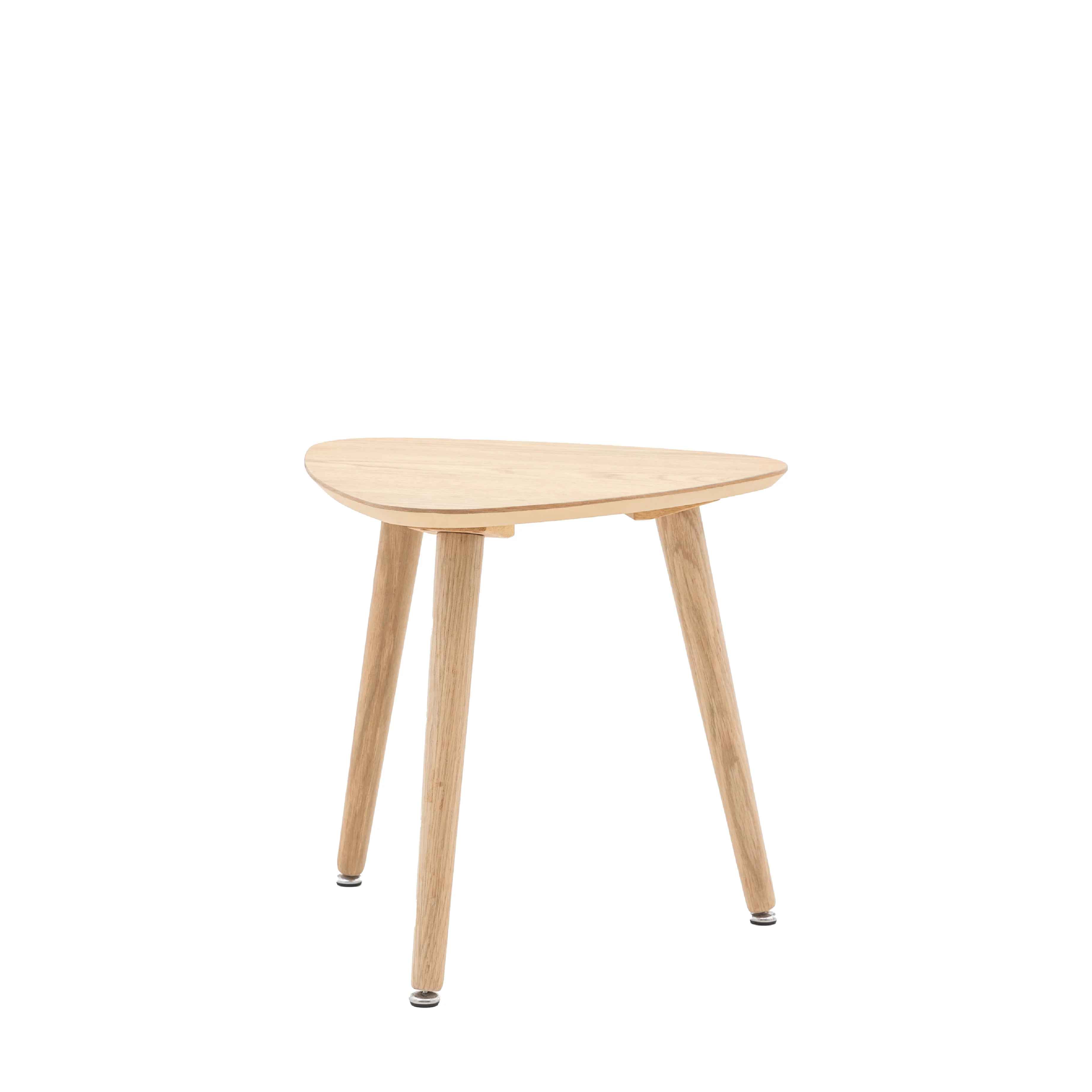Hatfield Triangular Side Table | Natural Oak - Image 3