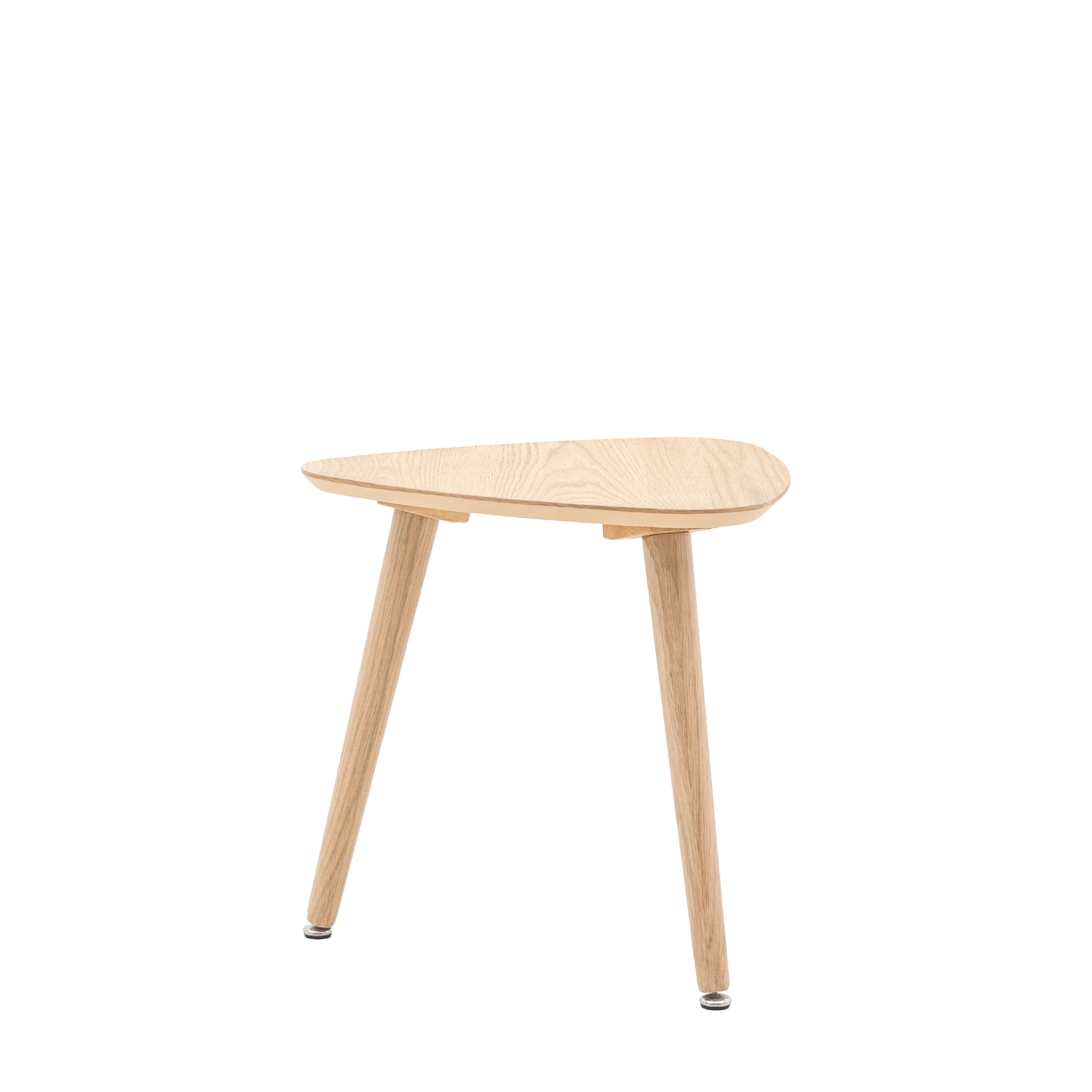 Hatfield Triangular Side Table | Natural Oak - Image 4